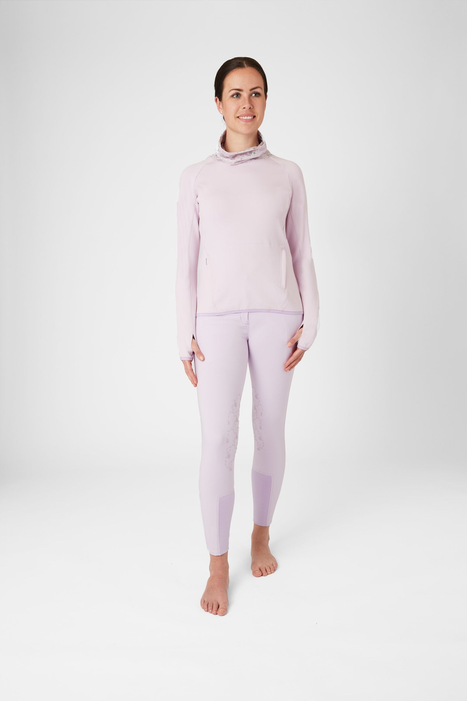 Horze Kaitlin Women's Functional Sweatshirt with Flower Collar Women’s Riding Clothing