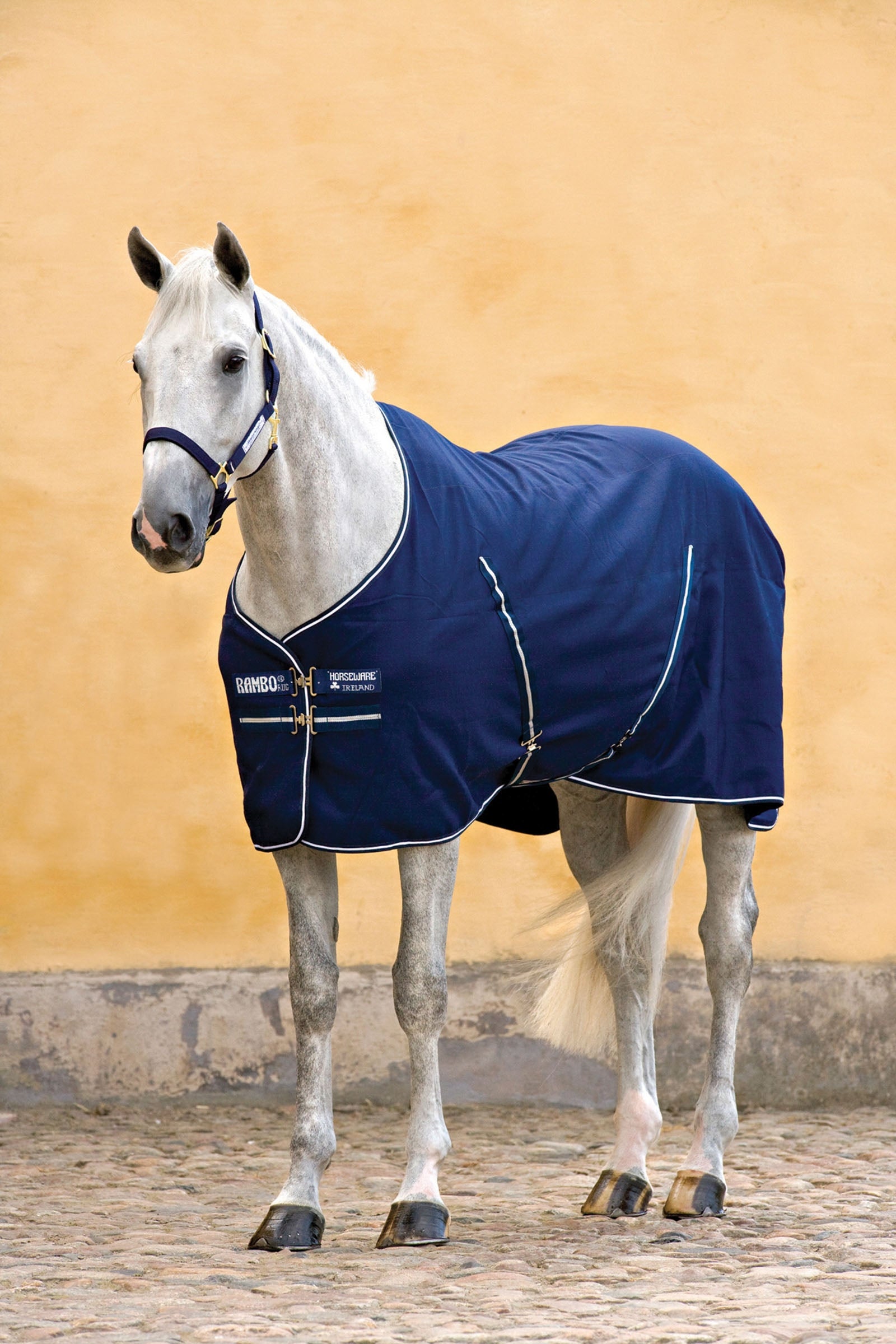 Horseware Rambo Coperta da stalla con fodera in microfibra, 0g Coperte per cavalli