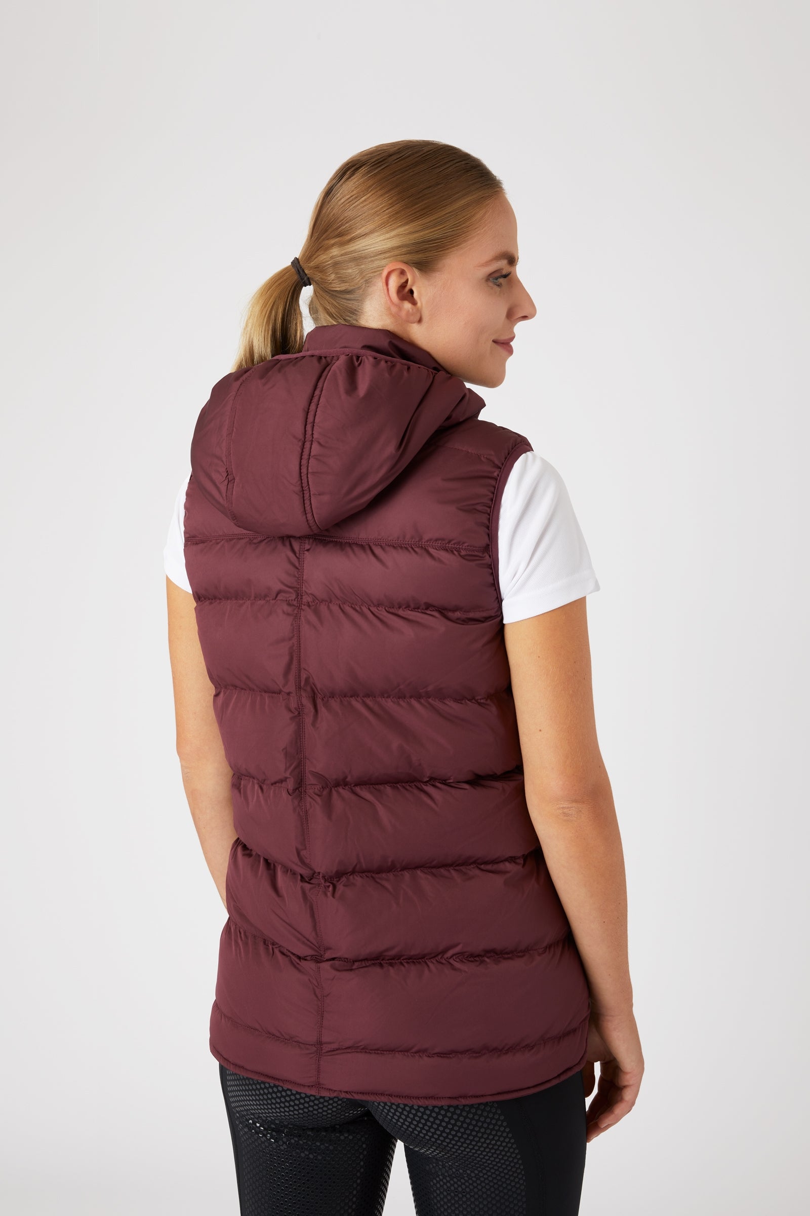Horze Callie Women's Padded Riding Riding Vest with Hood Women’s Riding Clothing