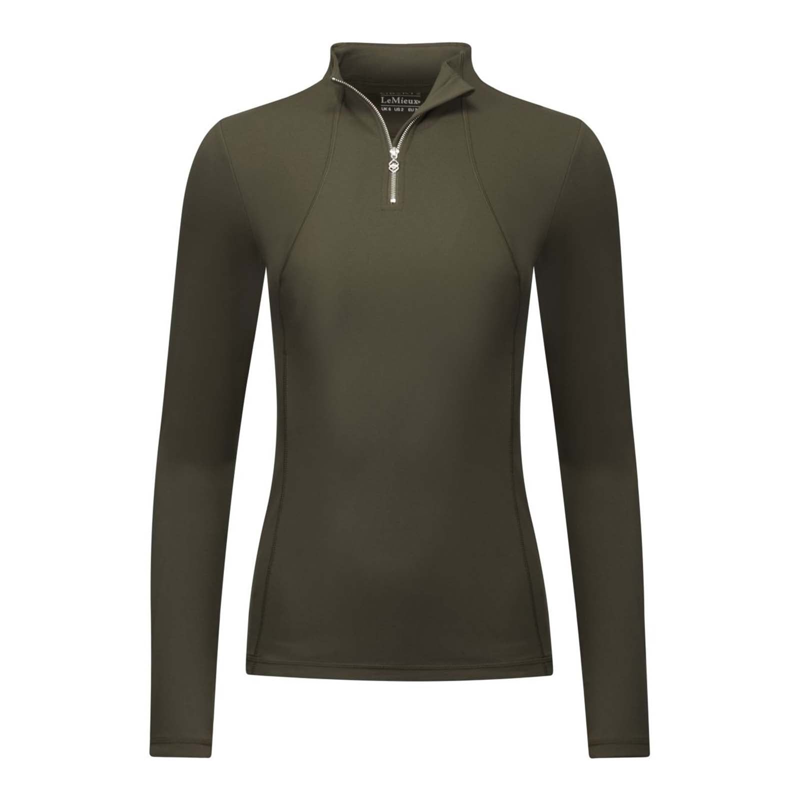 LeMieux Maglia tecnica basic con zip Abbigliamento da donna