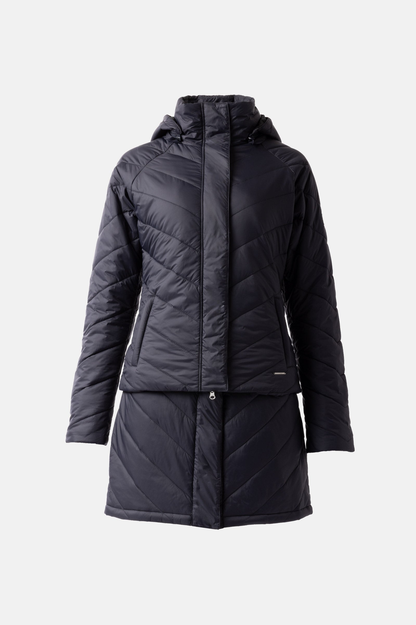 Horze Aurora Padded Parka Riding Riding Jacket with Removable Skirt Women’s Riding Clothing