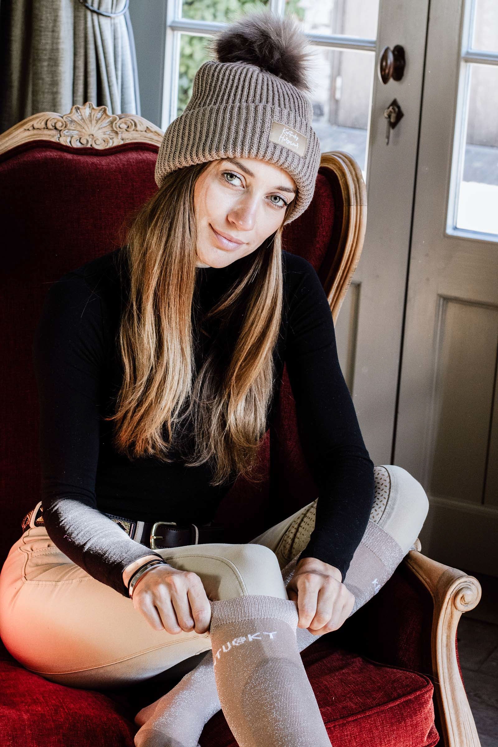 Kentucky Horsewear Berretto con pompon Accessori