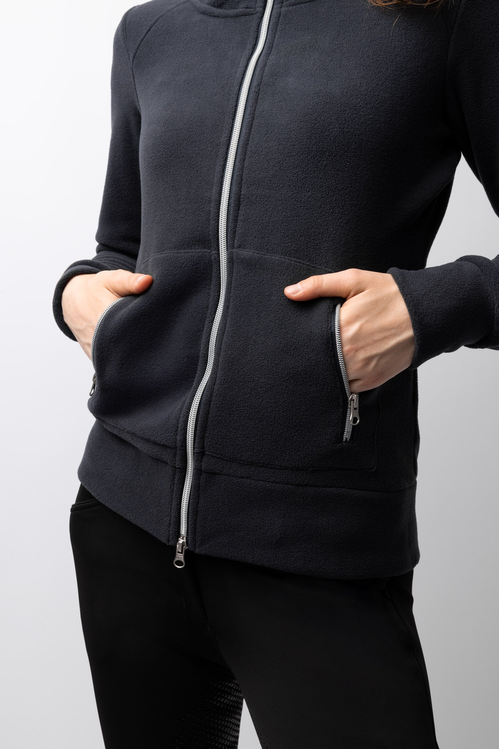 Horze Ellie Women's Fleece Riding Riding Jacket Women’s Riding Clothing