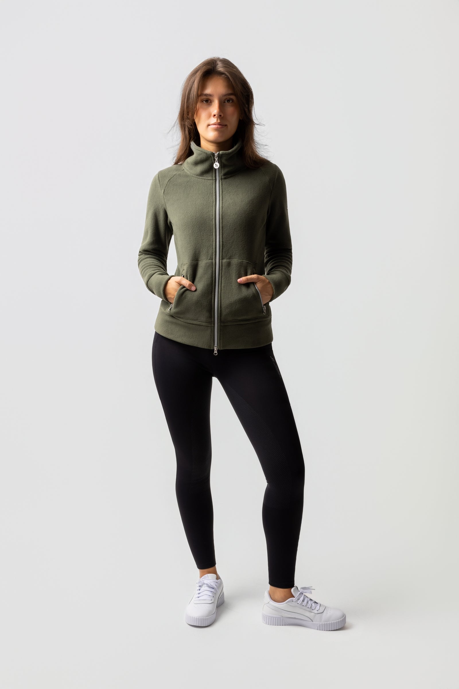 Horze Ellie Women's Fleece Riding Riding Jacket Women’s Riding Clothing