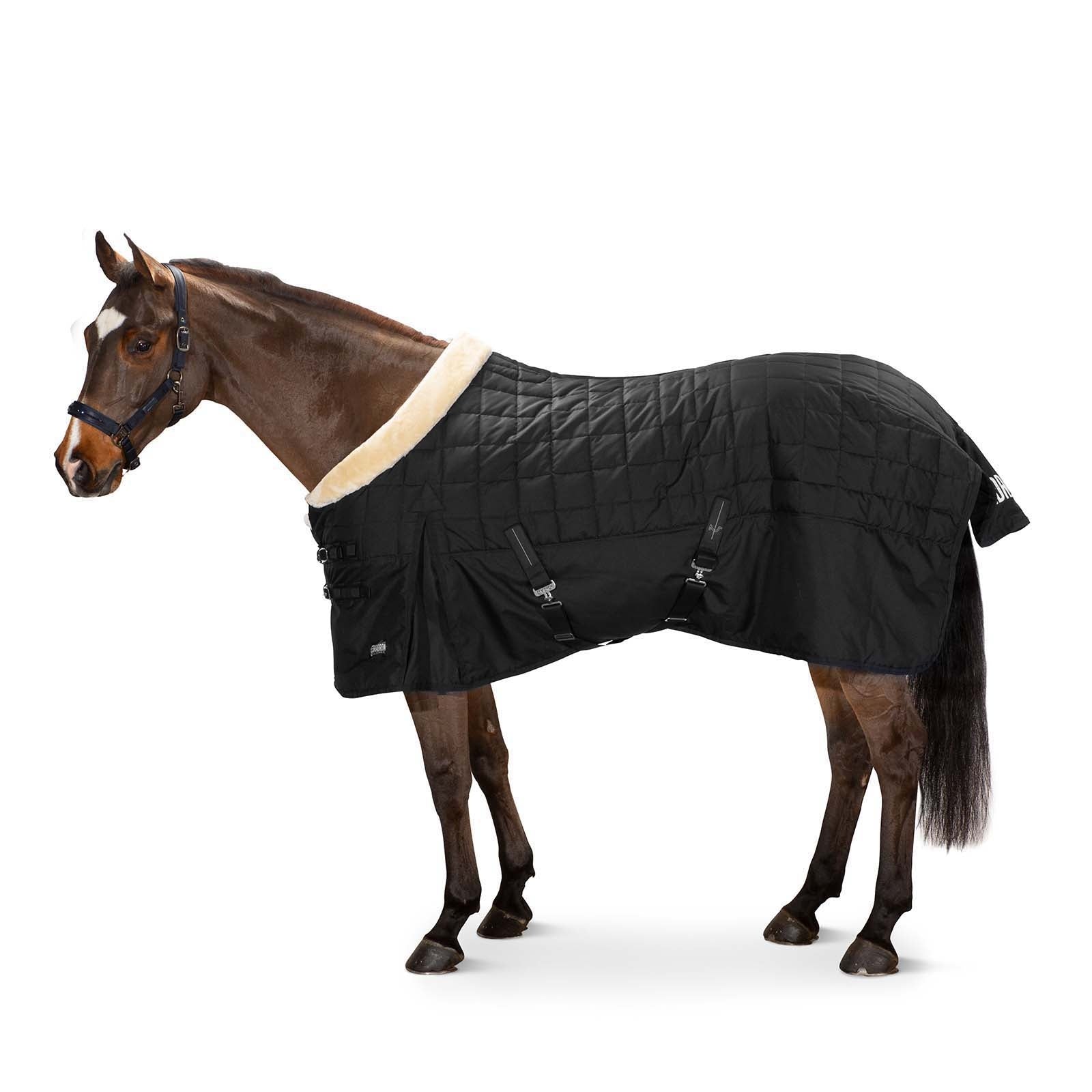 Eskadron Zeta Coperta da scuderia con pelliccia ecologica Coperte per cavalli
