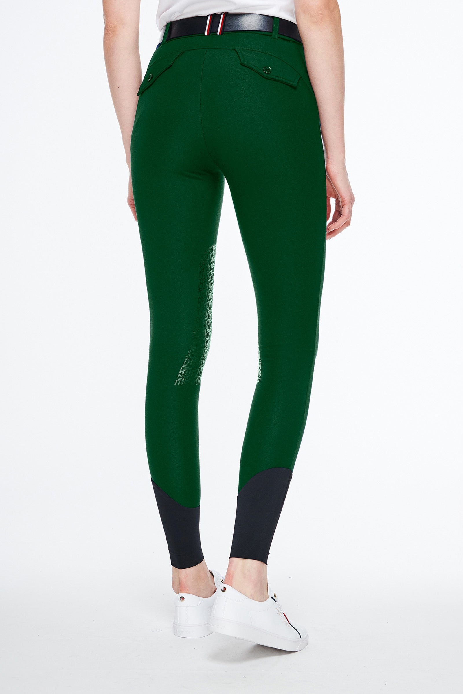 Tommy Hilfiger Equestrian pantaloni da equitazione da donna Classic Style con grip al ginocchio Womens Breeches