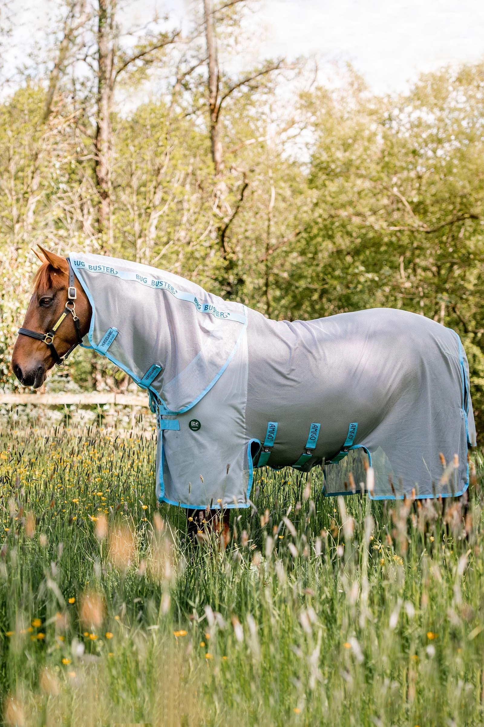 Horseware Amigo AmEco Bug Buster coperta antimosche con collo staccabile Coperte per cavalli