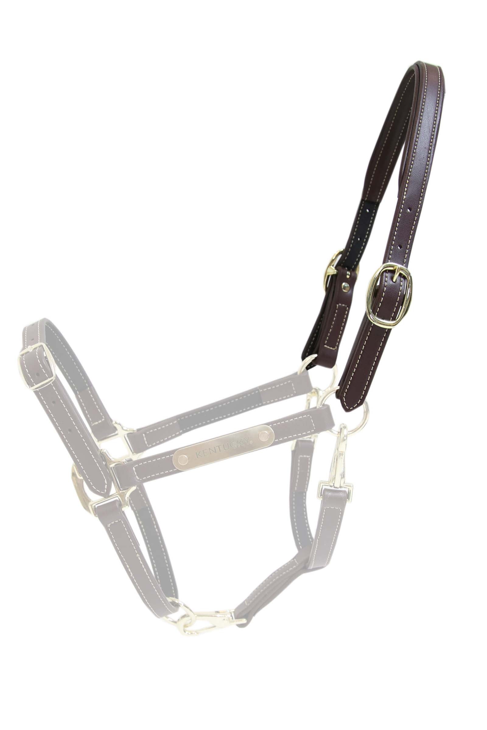 Kentucky Horsewear Cinghia per il collo per capezza flessibile in cuoio sintetico Cavezze e guinsagli