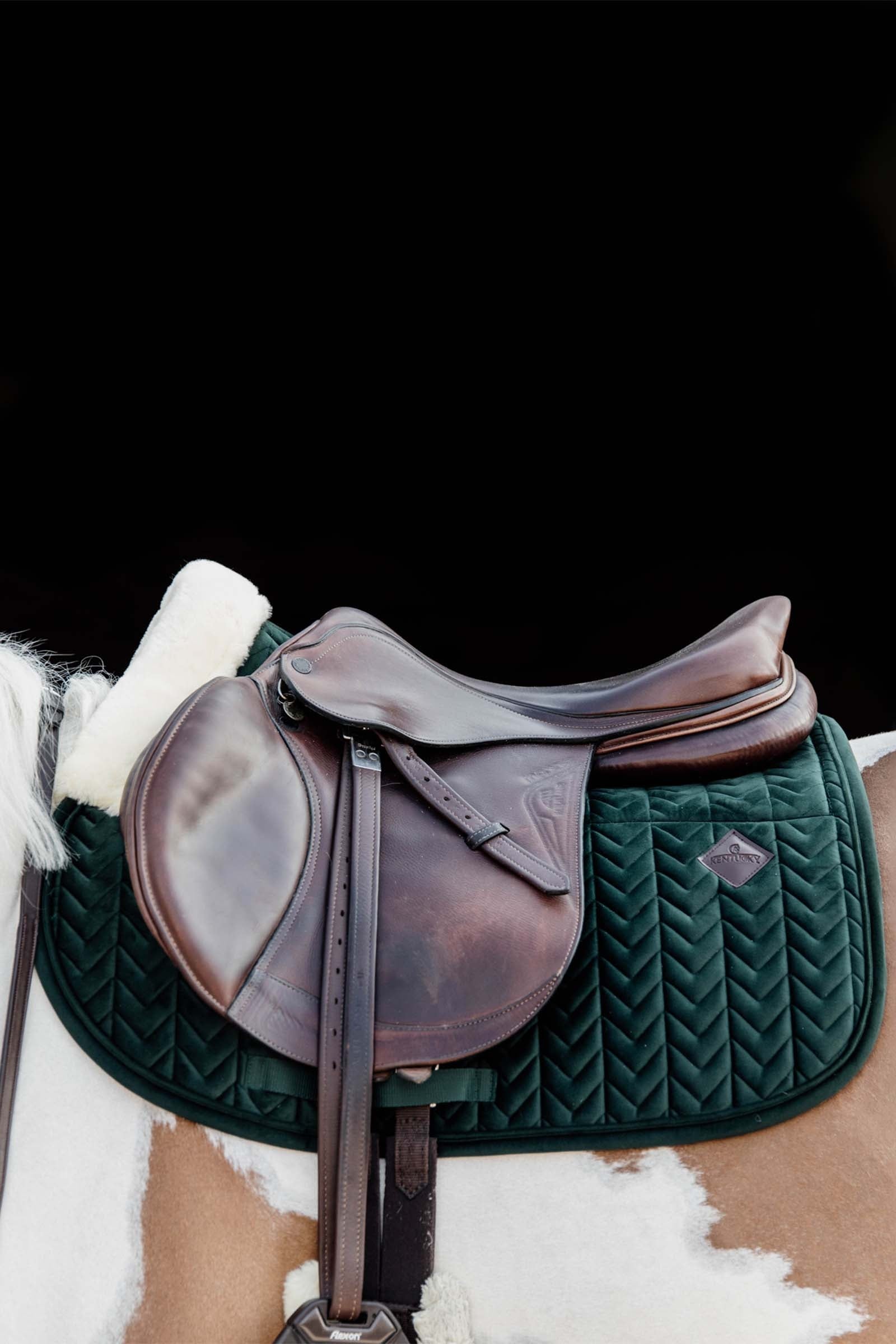 Kentucky Horsewear Velvet Skin Friendly Jumping Saddle Pad Saddle Pads