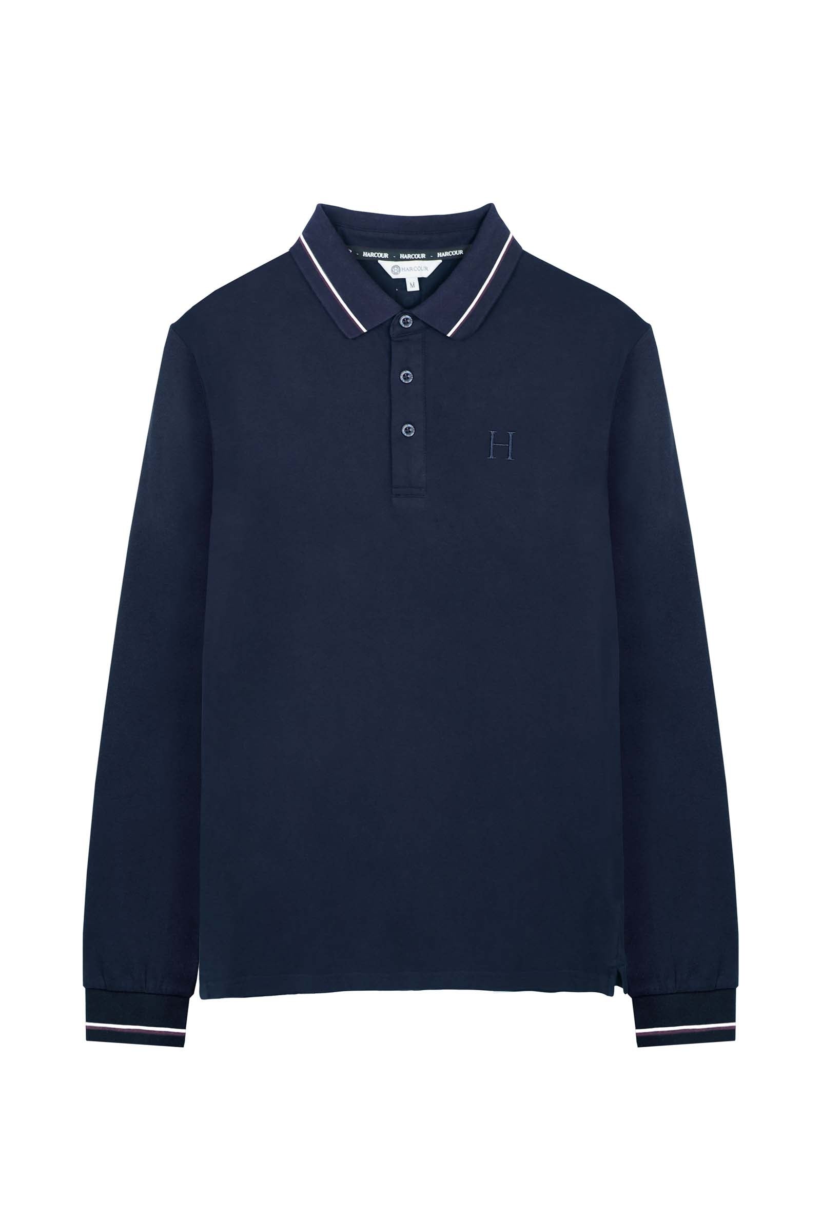 Harcour Polo a maniche lunghe da uomo Pablo Abbigliamento da uomo