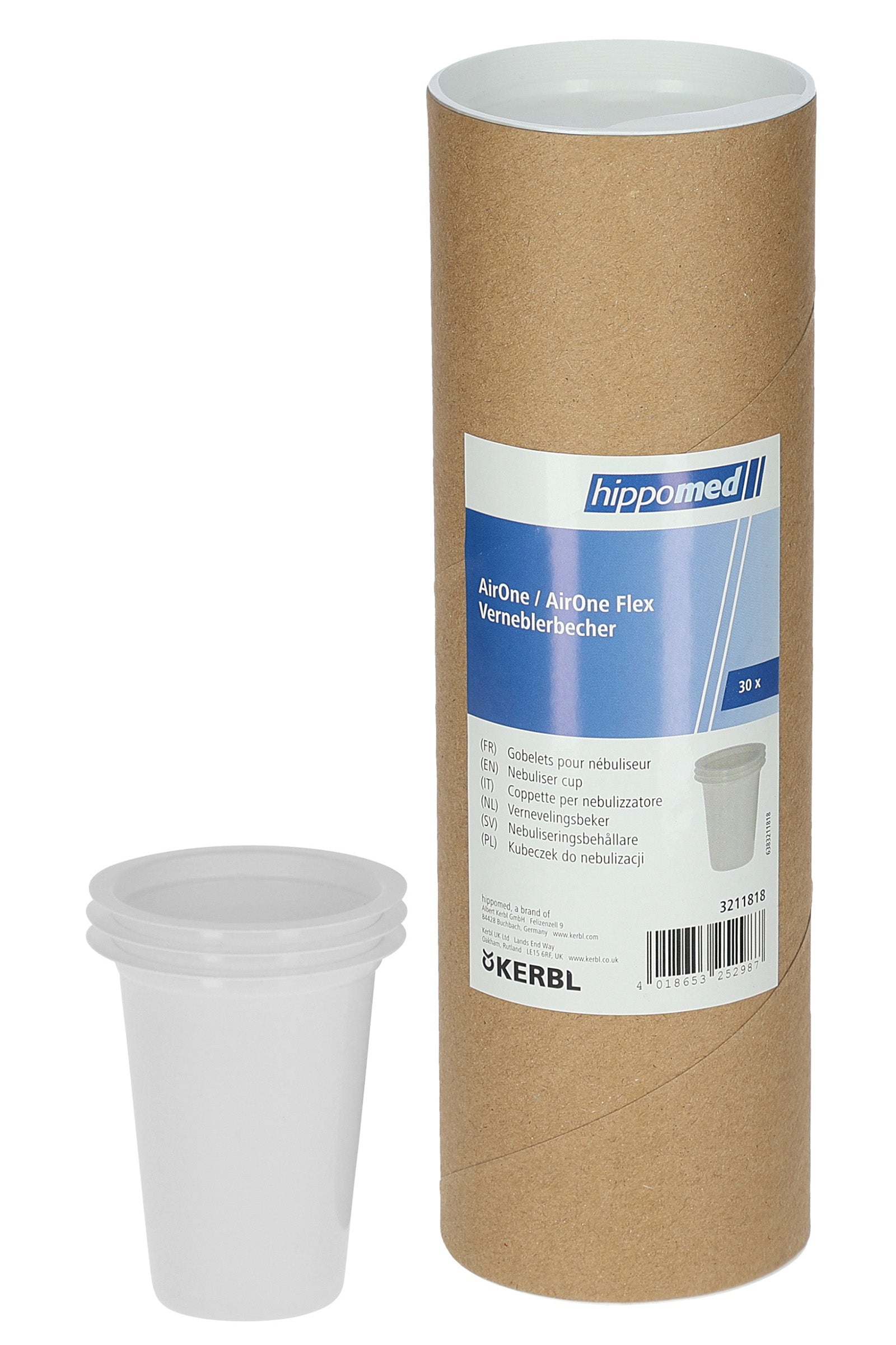 Hippomed Coppette nebulizzatori per Air One / AirOne Flex, 30 pz. Prodotti per la salute