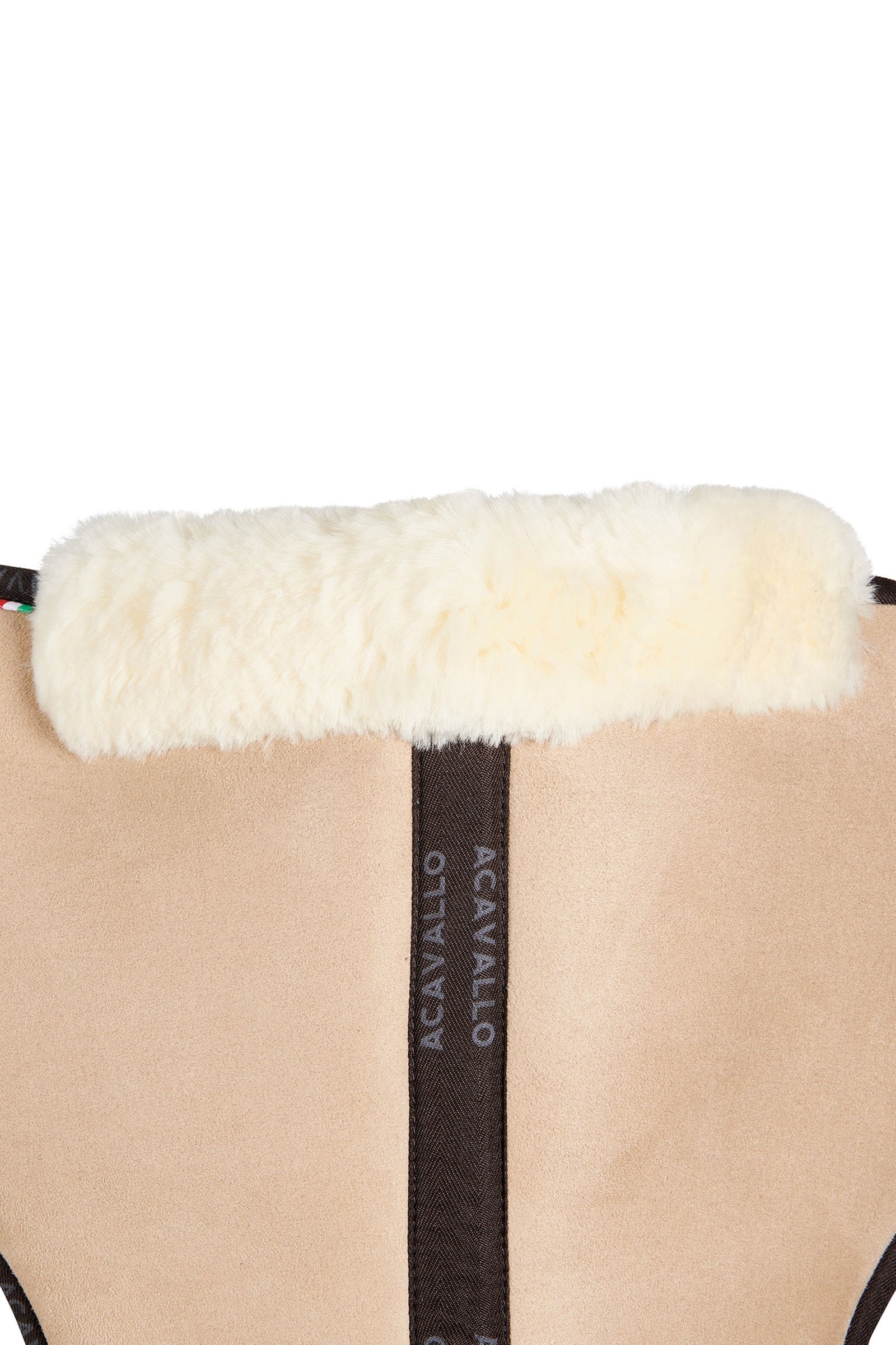 Acavallo Close Contact Memory Foam Halfpad with Sheepskin Saddle Pads
