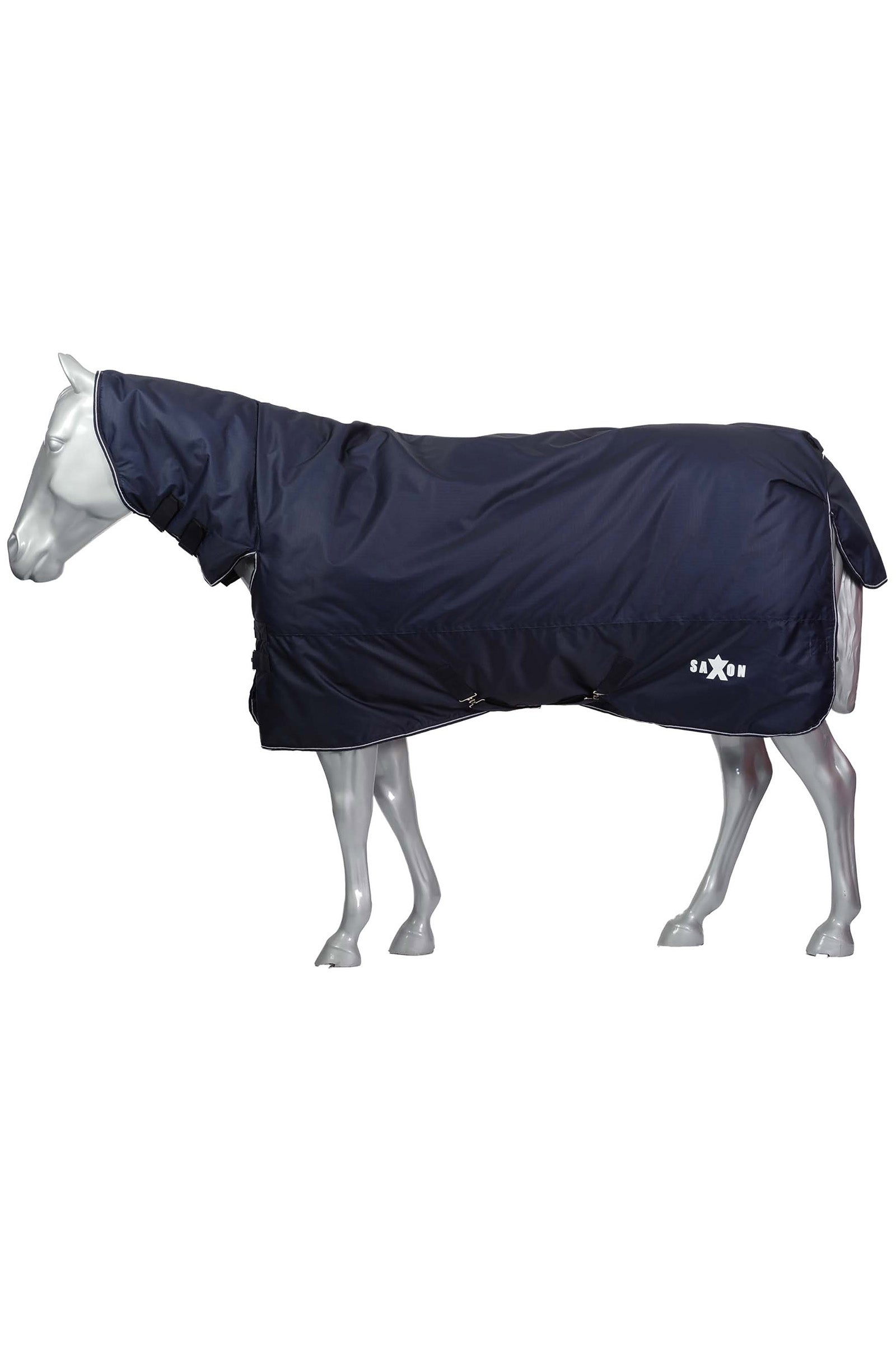 Saxon Defiant 600D Coperta combo media da Turnout con collo, 200 gr Coperte per cavalli