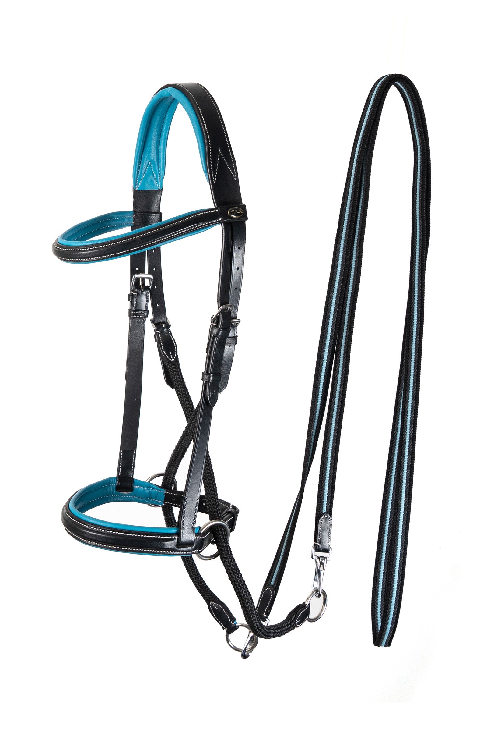 F.R.A. Freedom Riding Articles Dietsji briglia senza morso con redini (Sistema 5) Briglie & redini