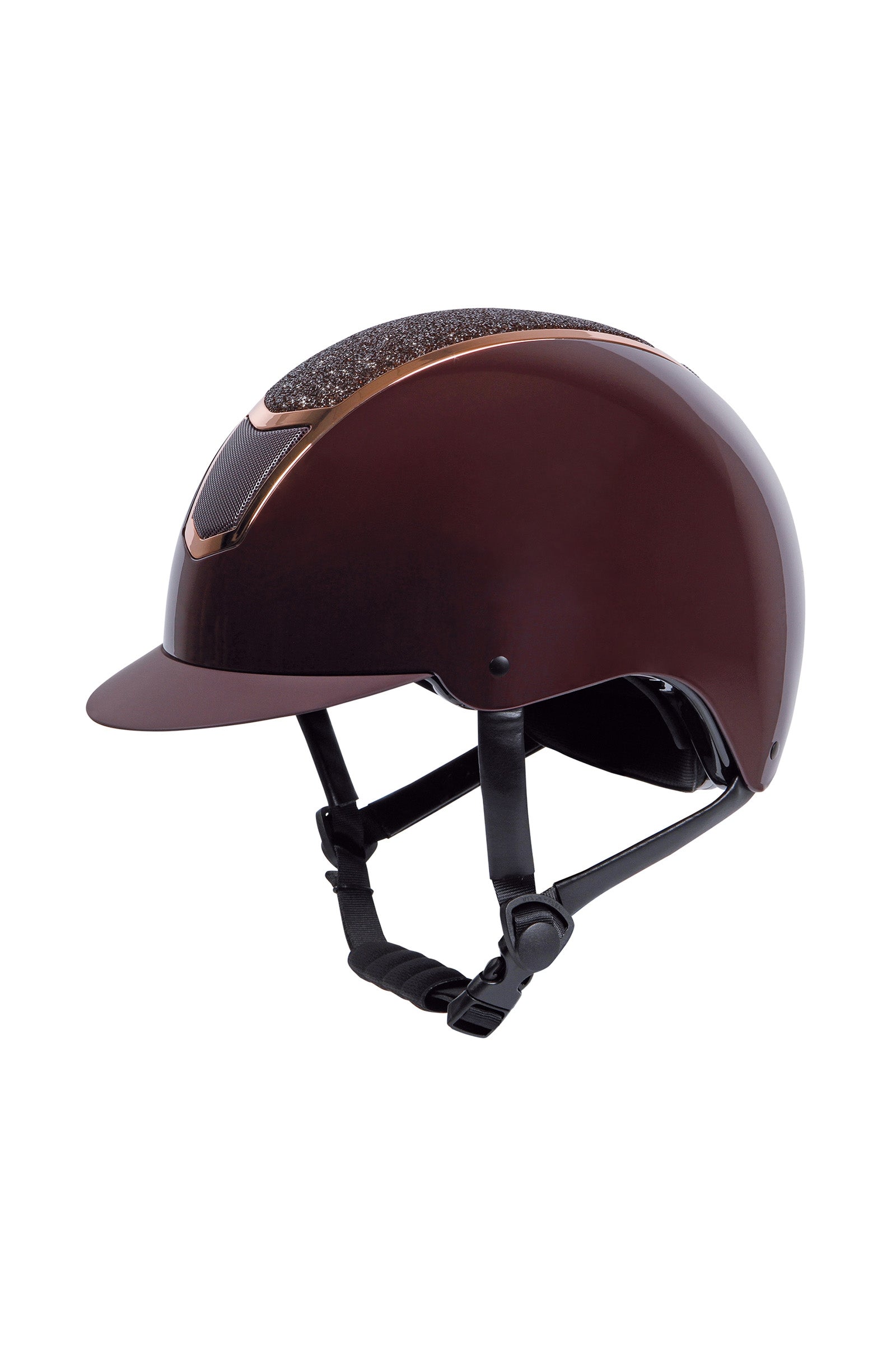 Harry's Horse Casco da equitazione lucido Matterhorn Attrezzatura di sicurezza