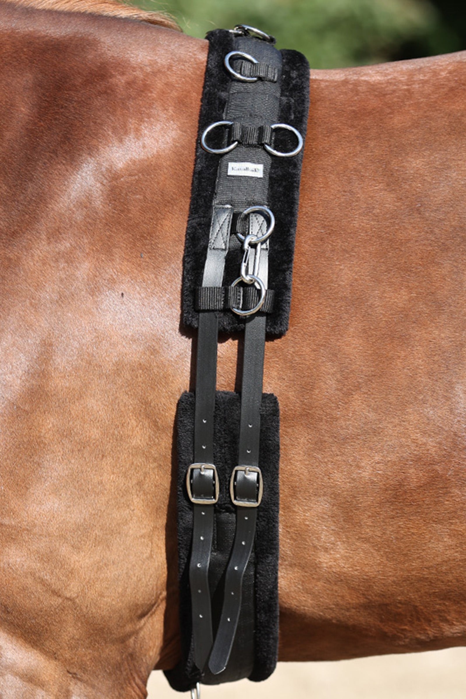 Kavalkade Lunging Girth with Fake Fur Saddles, Girths & Stirrups