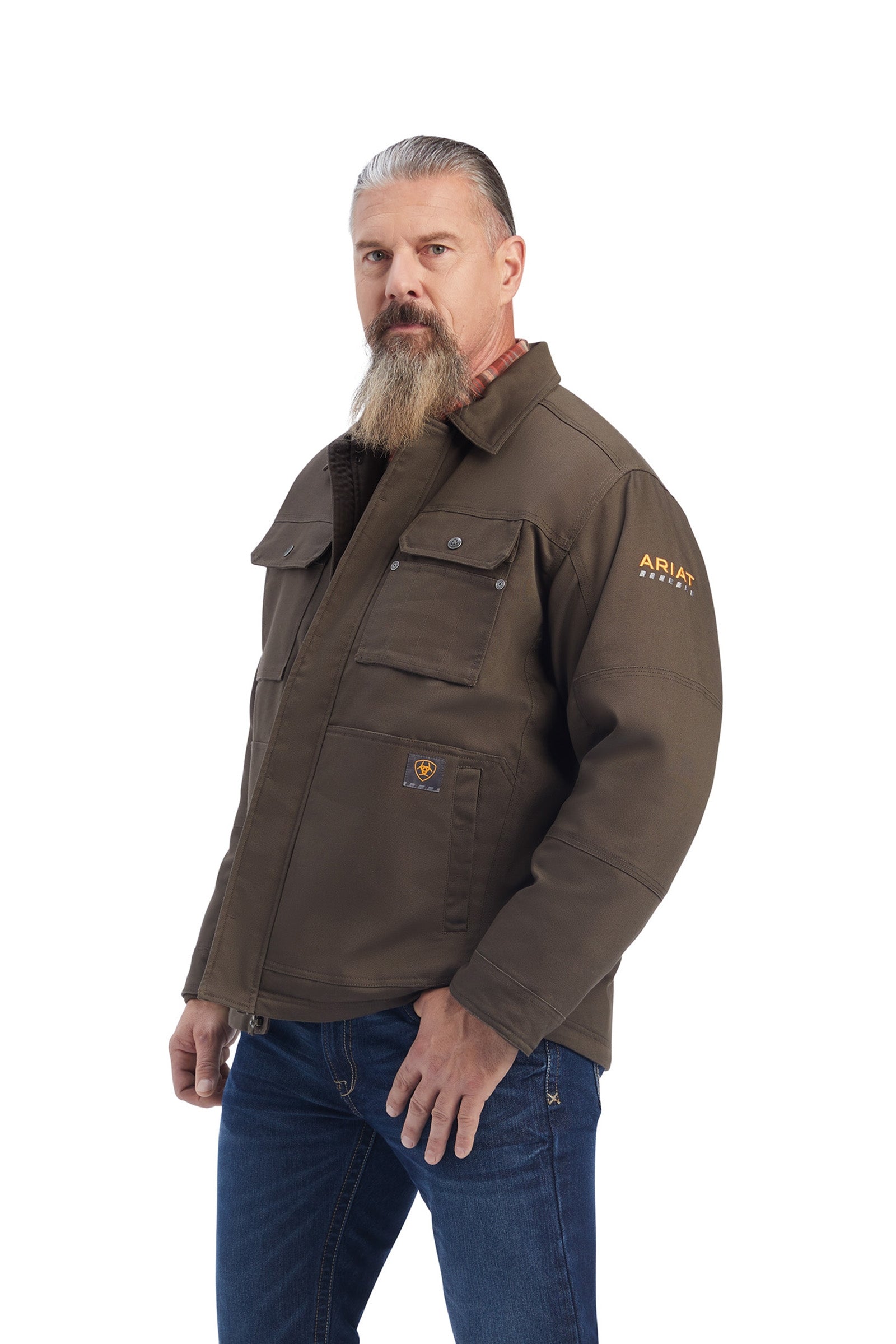 Ariat Rebar DuraCanvas Sherpa-Lined Cappotto uomo Abbigliamento da uomo
