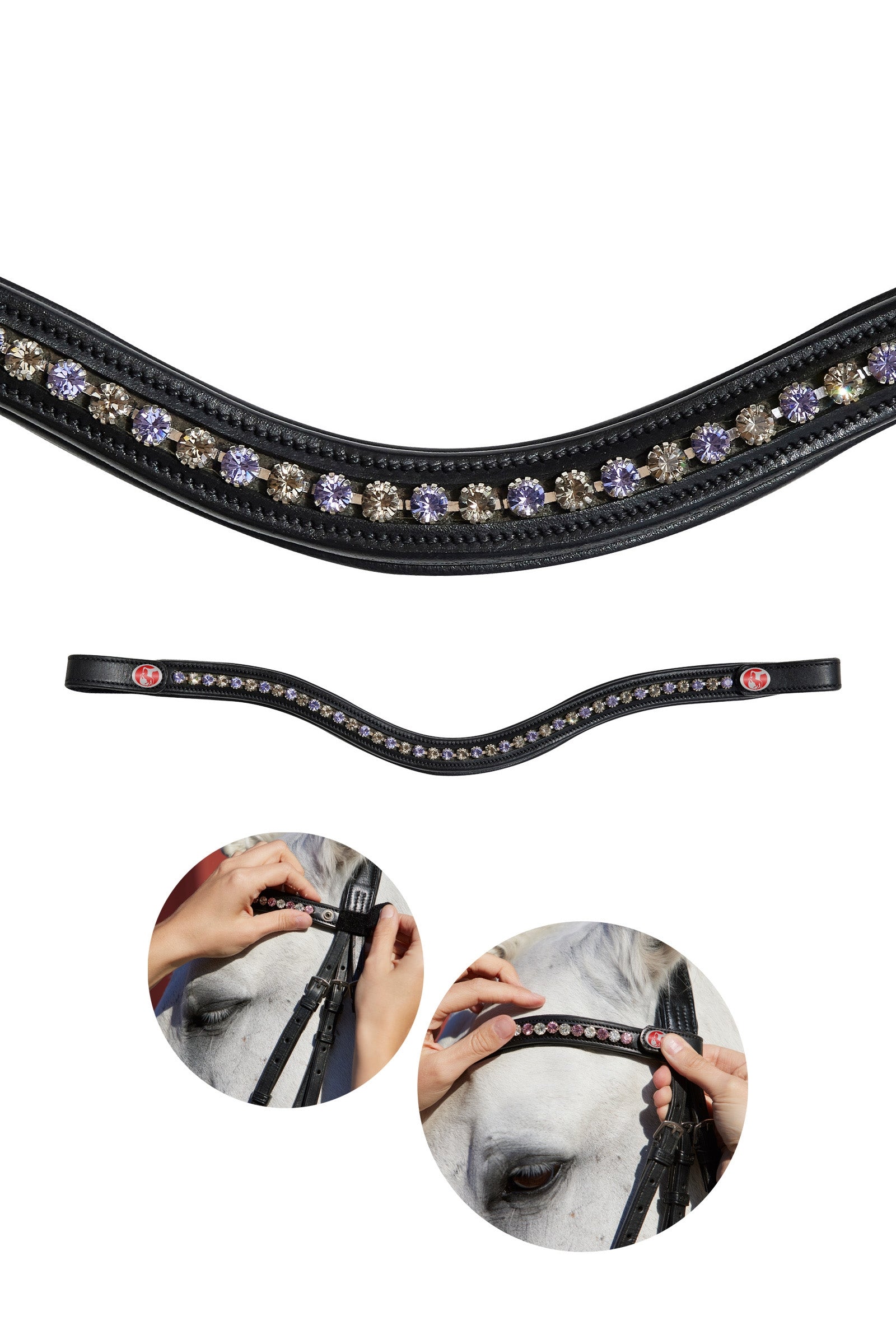 Kieffer Frontalino FlexiLoop® Crystal Briglie & redini
