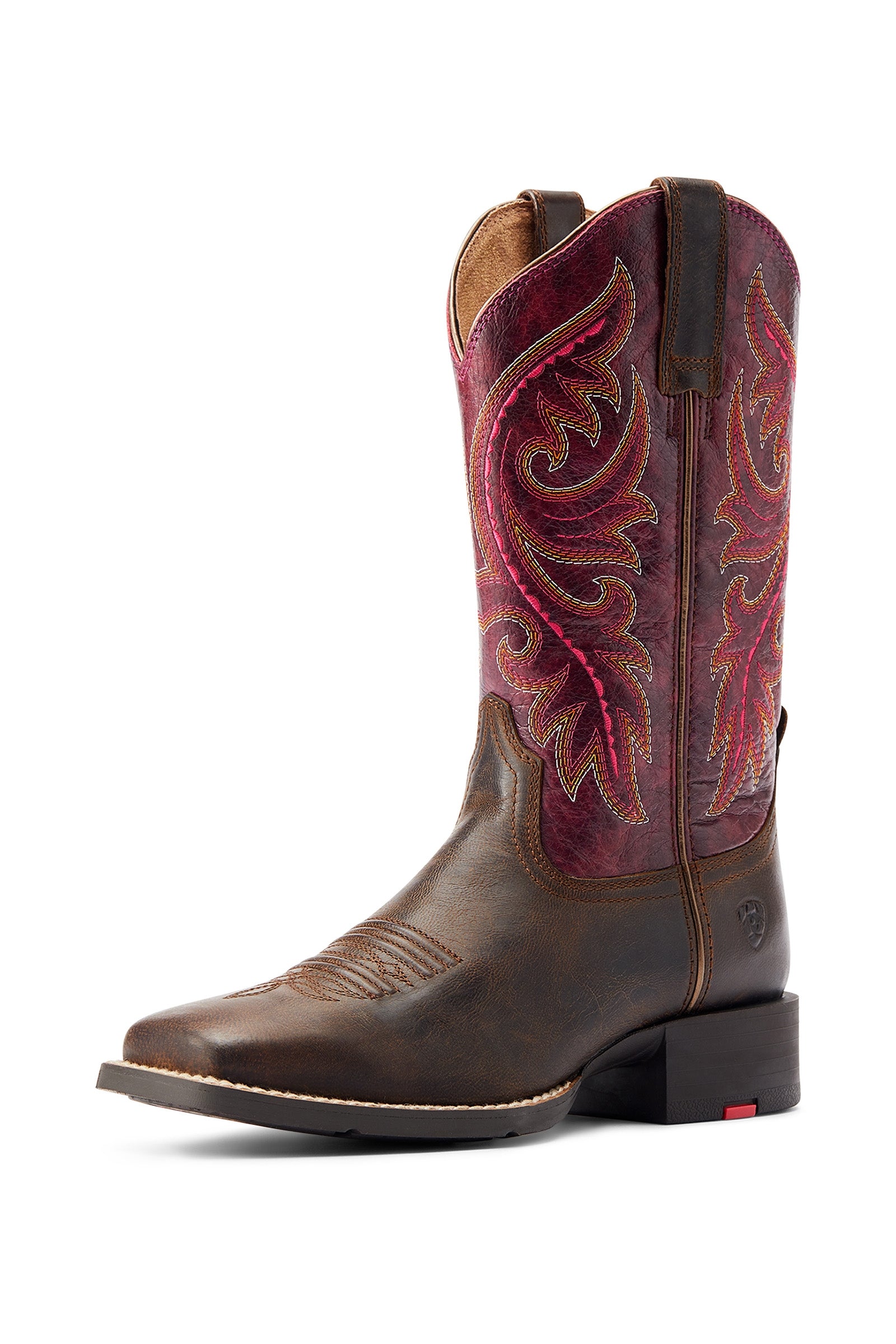 Ariat Round Up stivali western da donna con cerniera posteriore Calzature