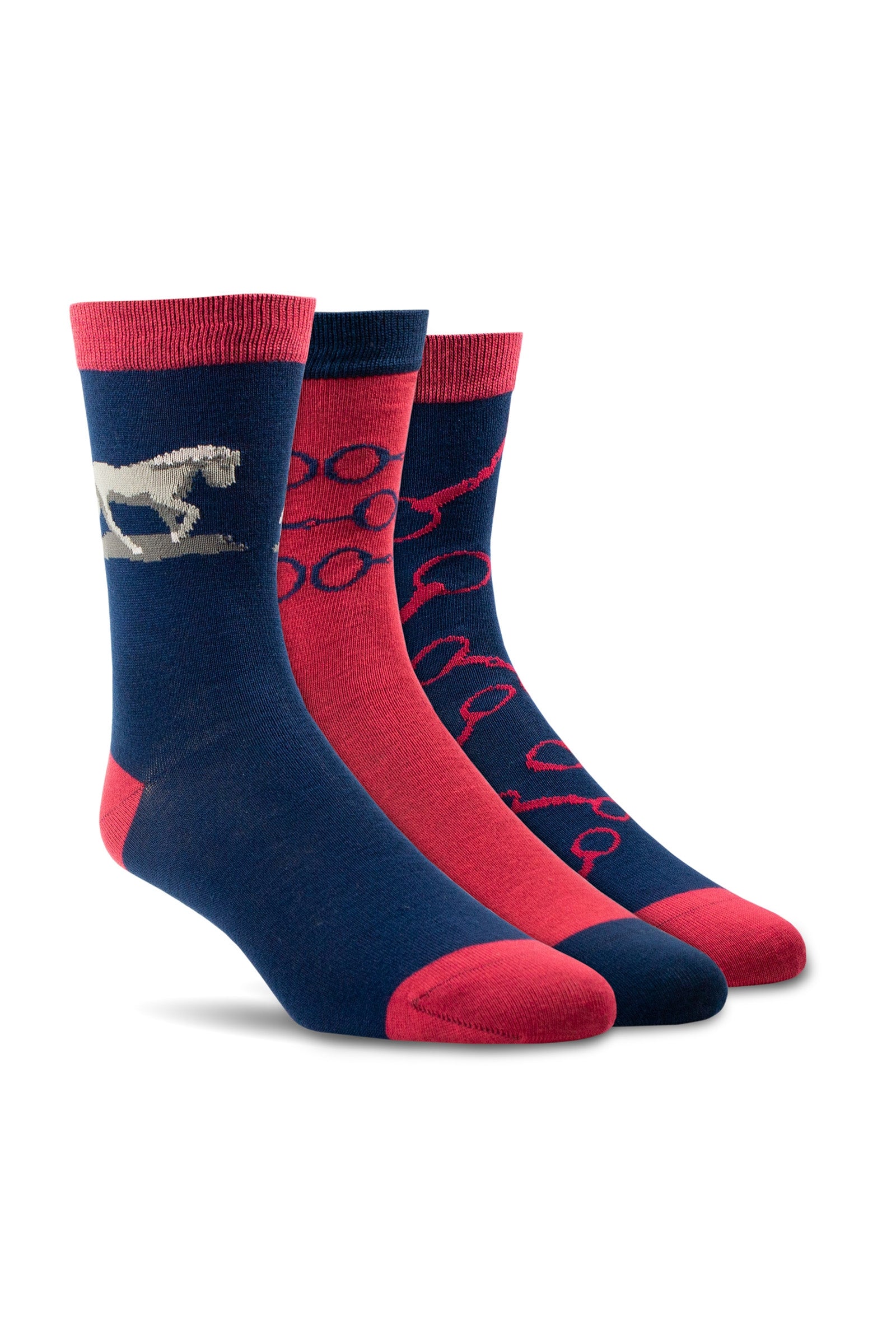 Ariat Calzini da donna Charm Crew (set di 3) Calzini