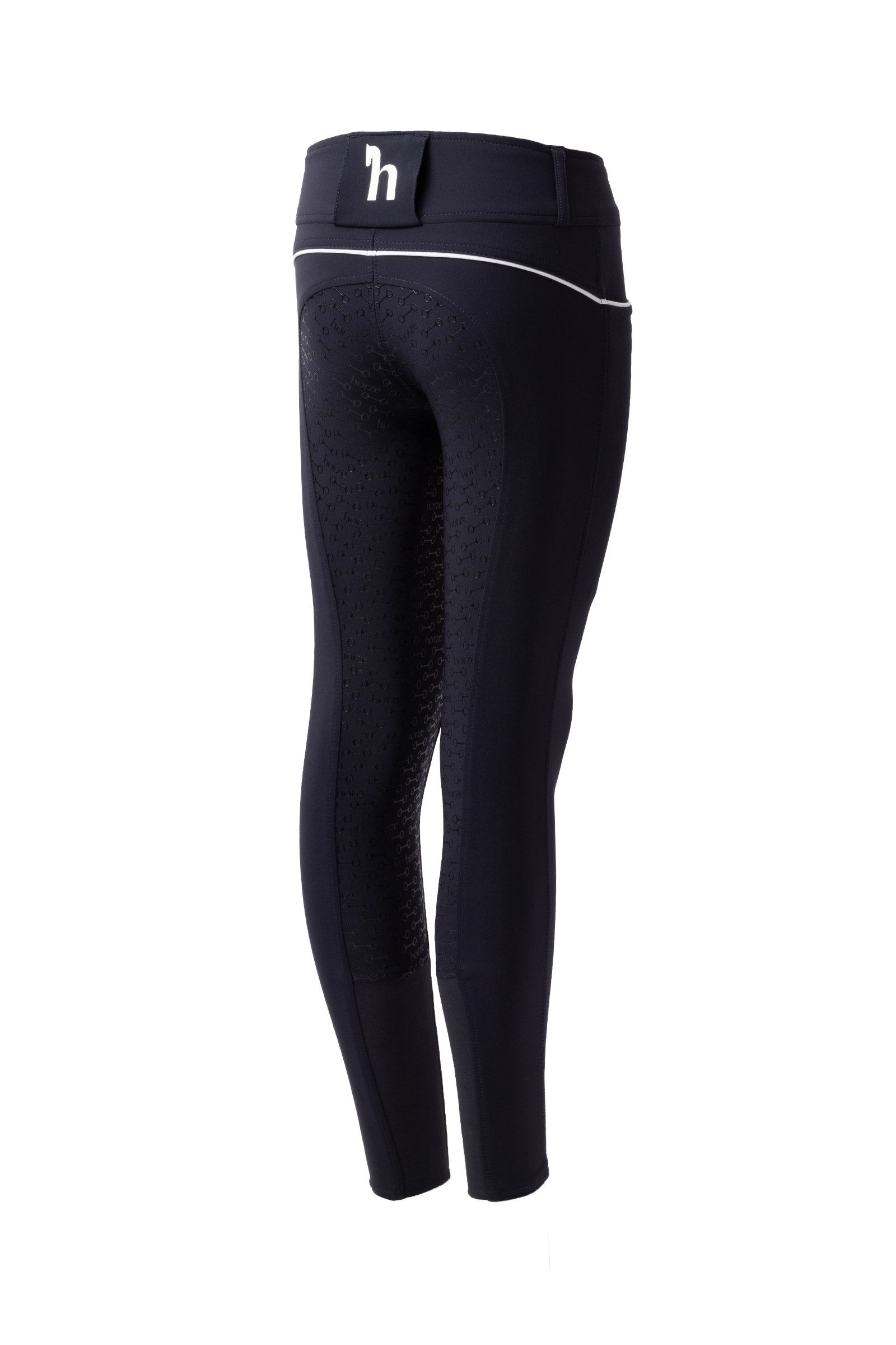 Horze pantaloni a vita alta Aubrey per bambini con full seat in silicone Abbigliamento per bambini