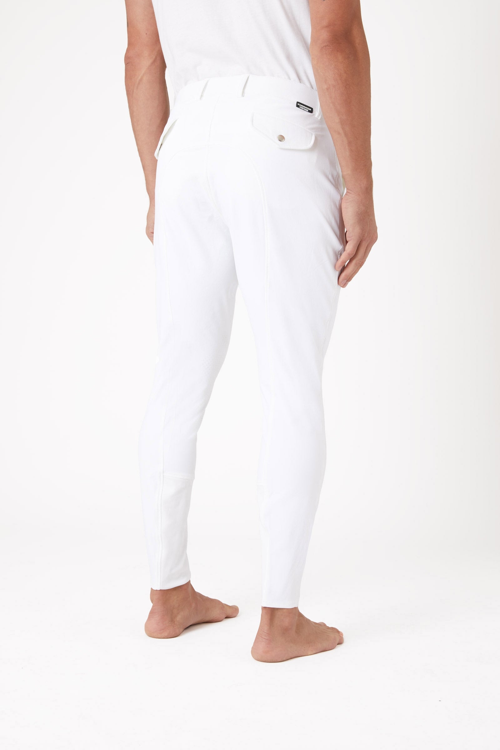 Horze Grand Prix pantaloni da equitazione da uomo con grip al ginocchio in silicone UPF 50+ Abbigliamento da uomo