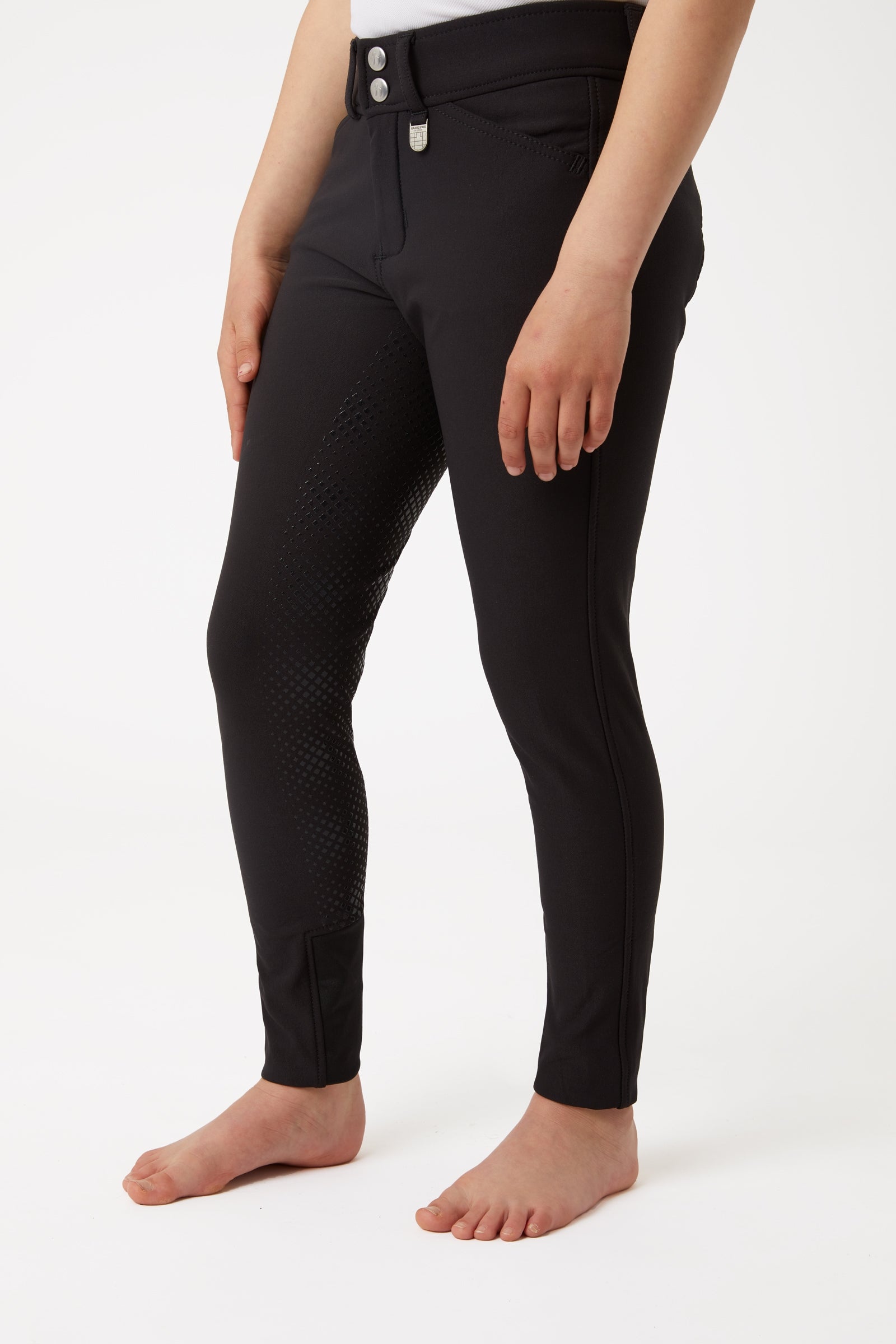 Horze Grand Prix Kids Silicone FS Breeches UPF 50+ Kids Apparel