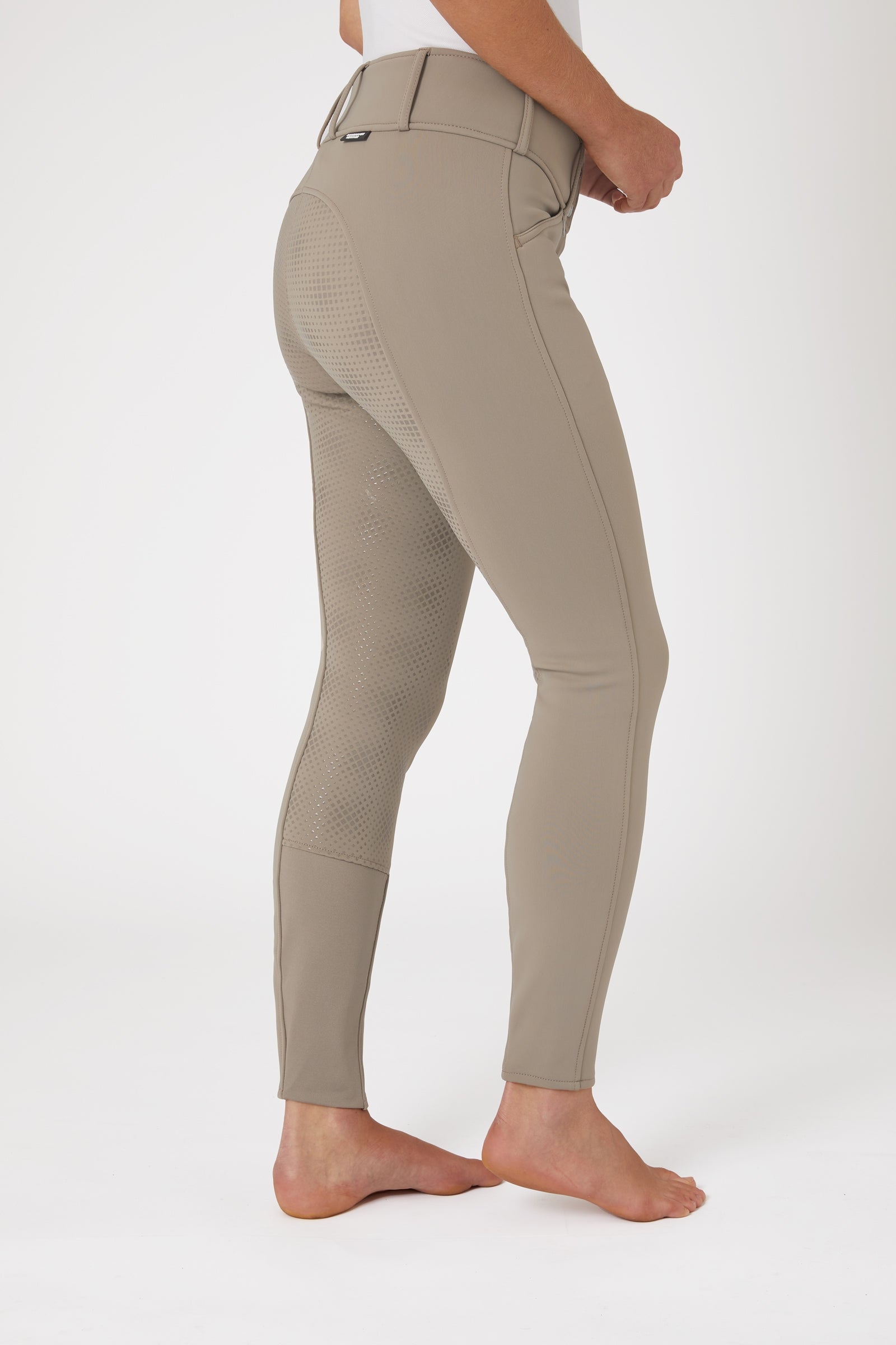Horze Grand Prix Pantaloni da equitazione Thermo in softshell con silicone FS da donna Womens Breeches