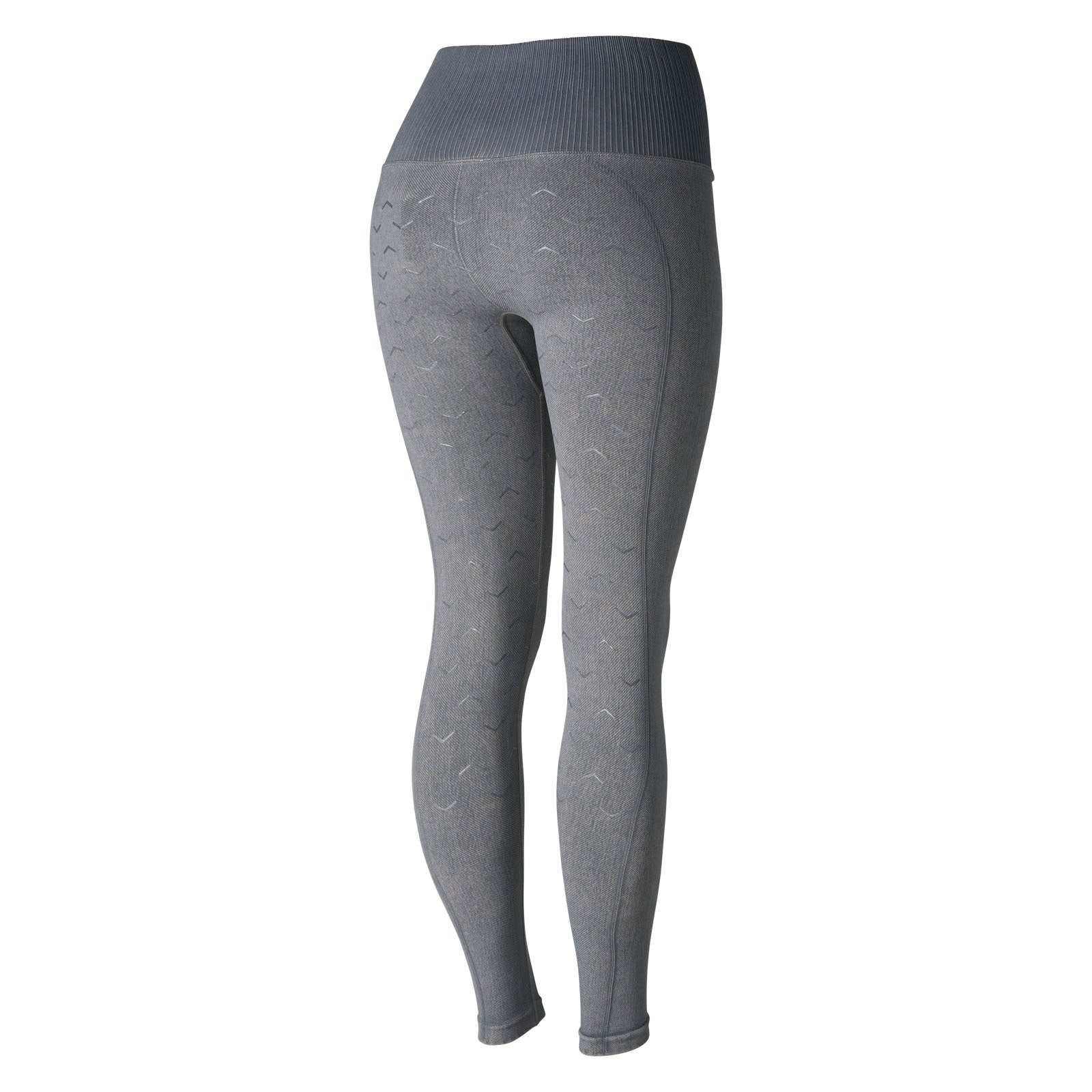 Horze Collant senza cuciture in silicone effetto denim Vanessa, donna Womens Breeches