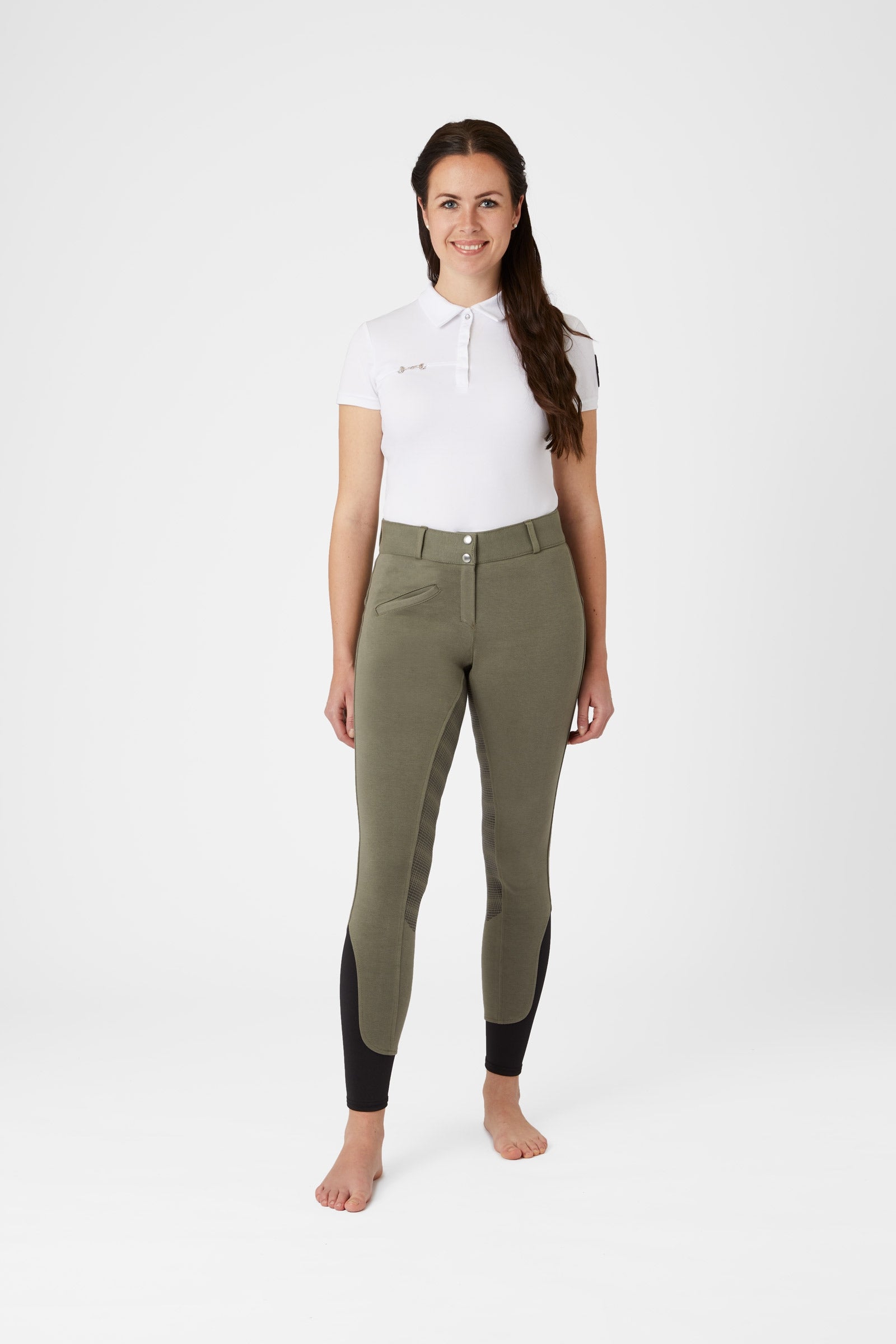 Horze Women's Full Seat Breeches with Belt Loop Detail Womens Breeches