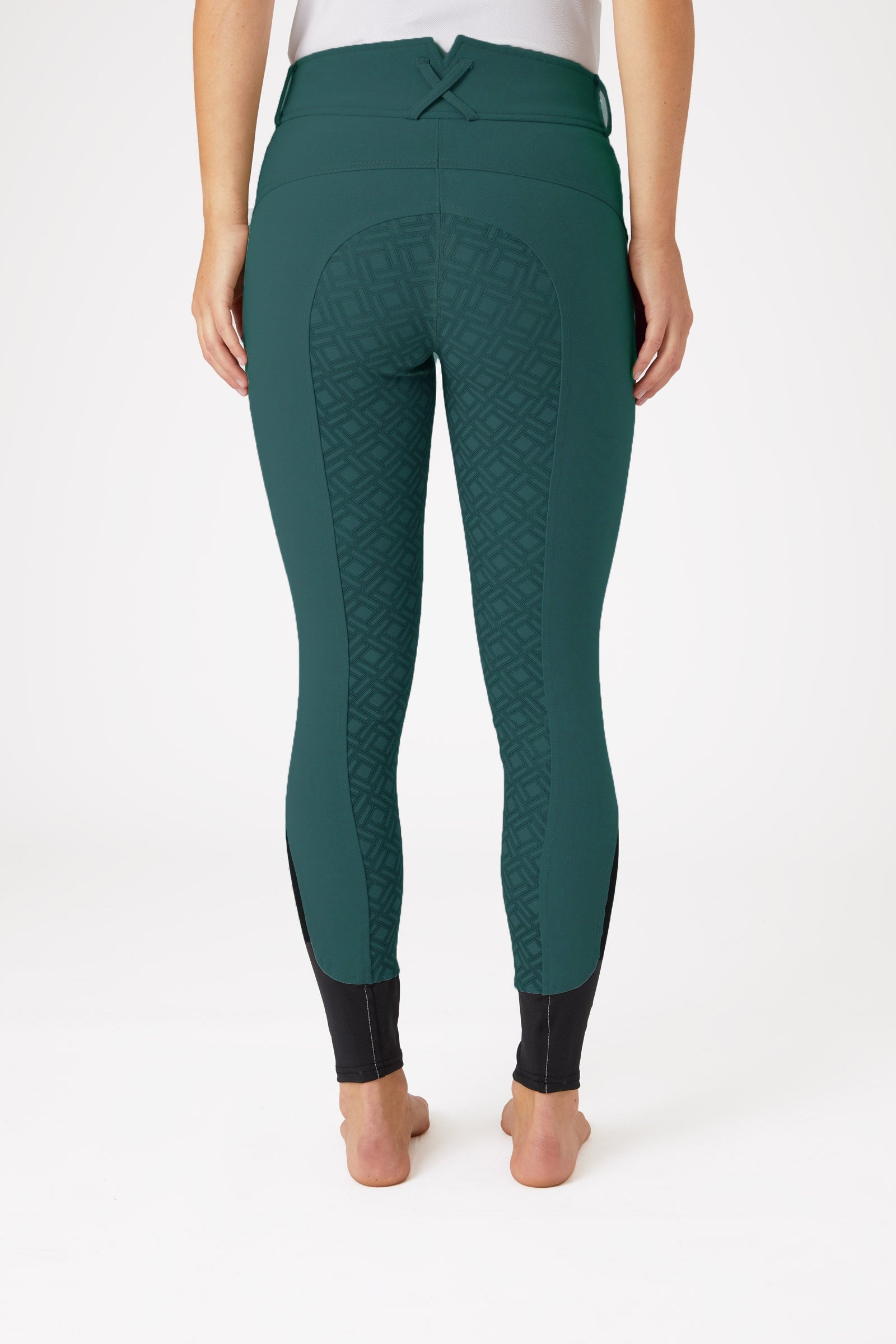 Horze Women's High Waist Breeches with Silicone Full Grip Womens Breeches