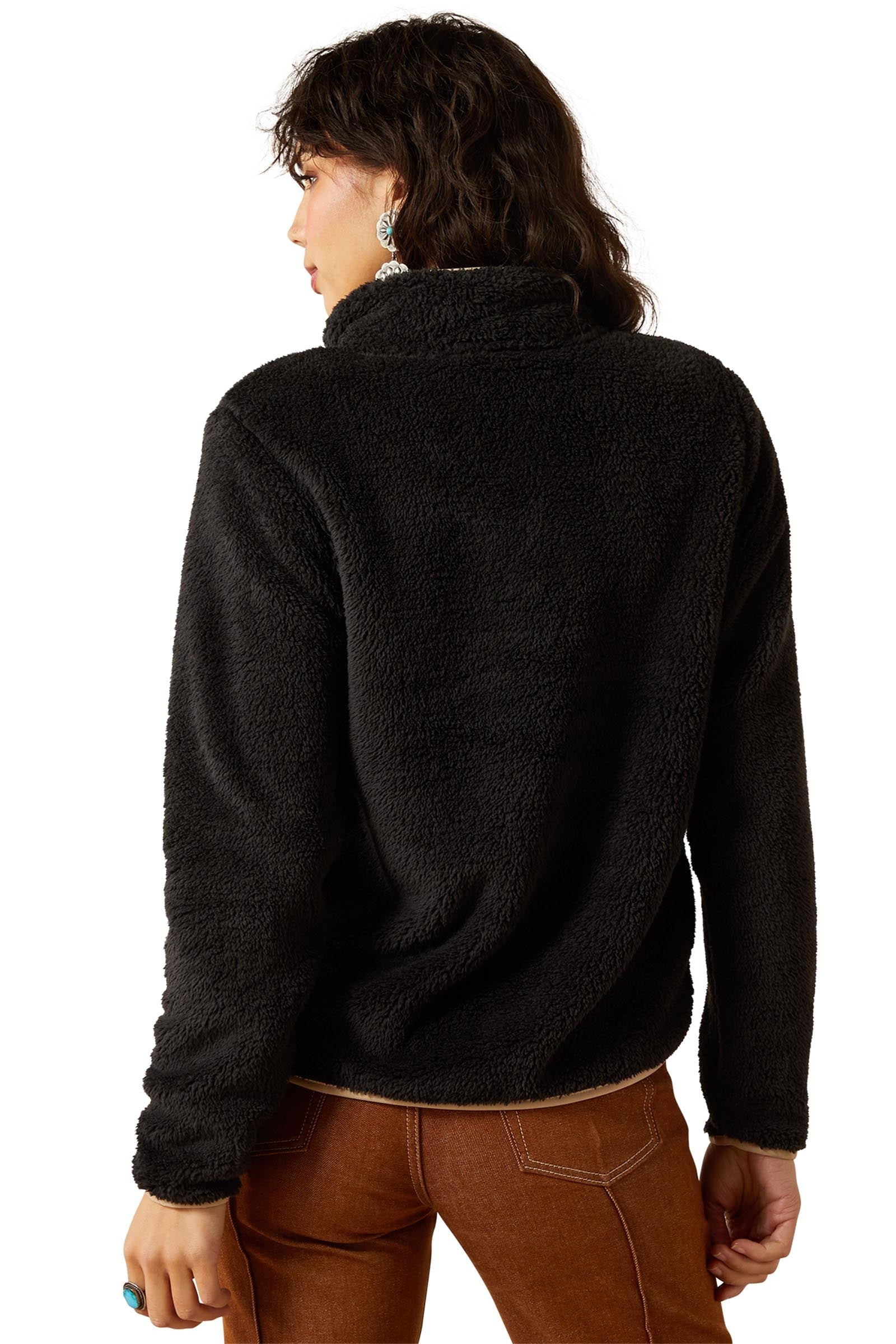 Ariat Berber Snap Women´s Sweater With 1/2 Placket Women’s Riding Clothing