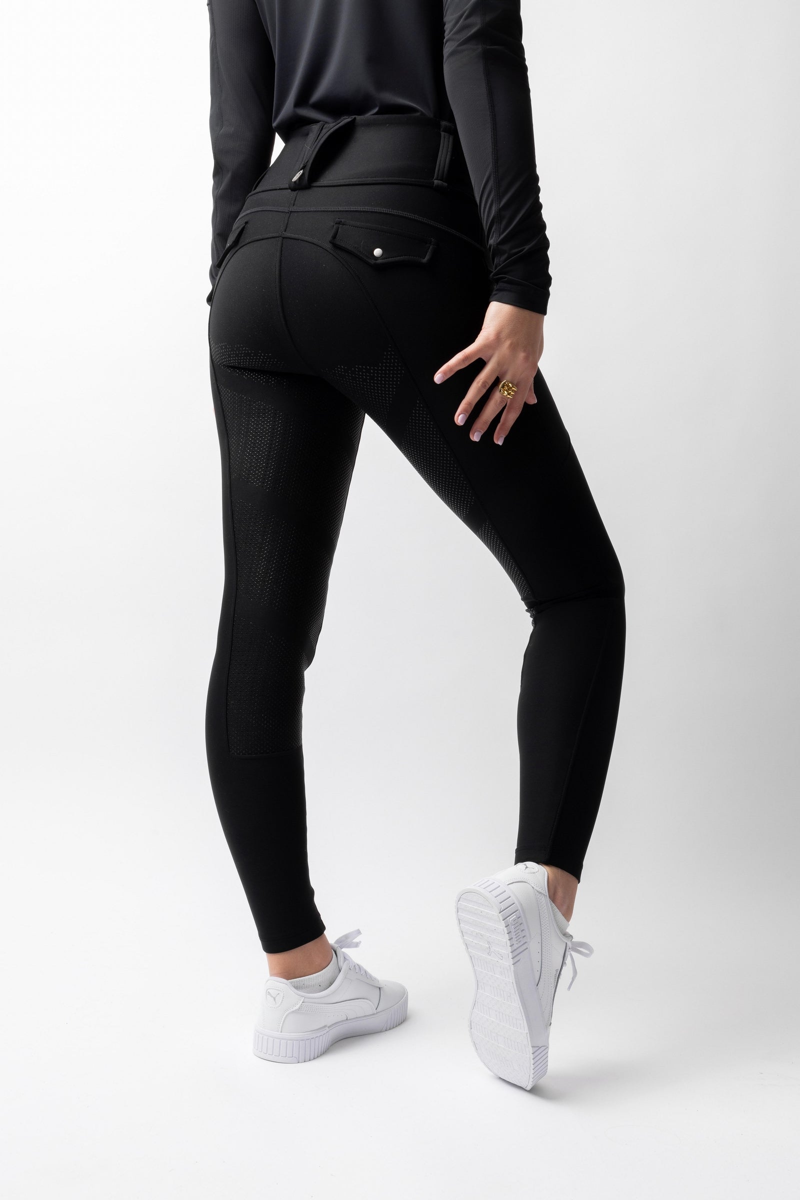 B Vertigo Chiara Pantaloni da equitazione con piena in silicone con compressione e design ibrido Womens Breeches