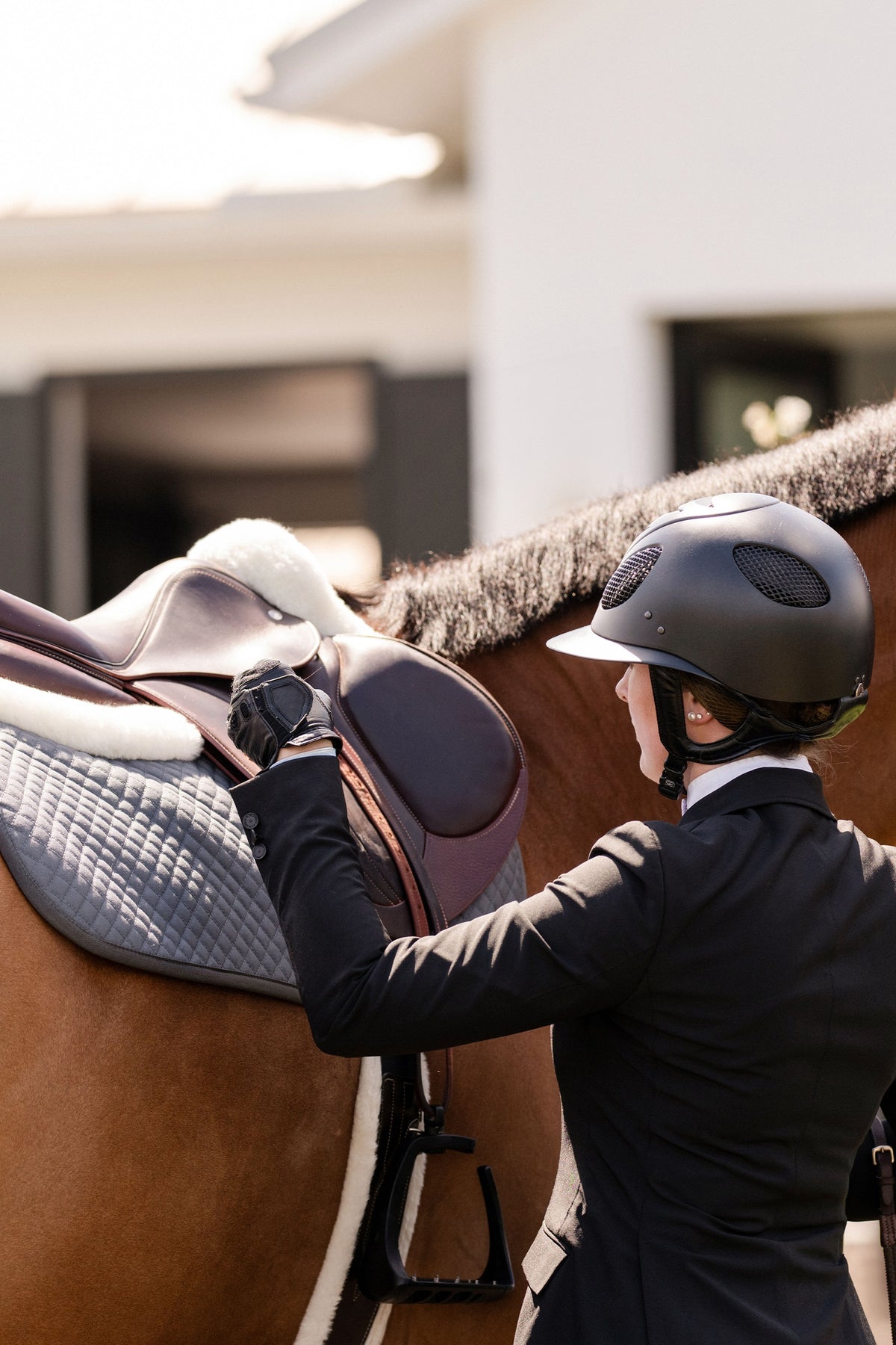 EquiFit UltraWool™ Thin ImpacTeq® Half Pad with Shims Saddle Pads