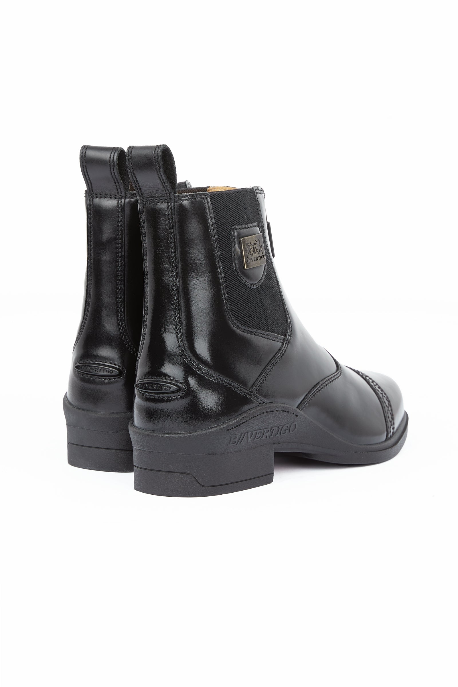 B Vertigo Women's Saturn Front-Zip Leather Jodhpur Boots Riding Boots & Riding Shoes