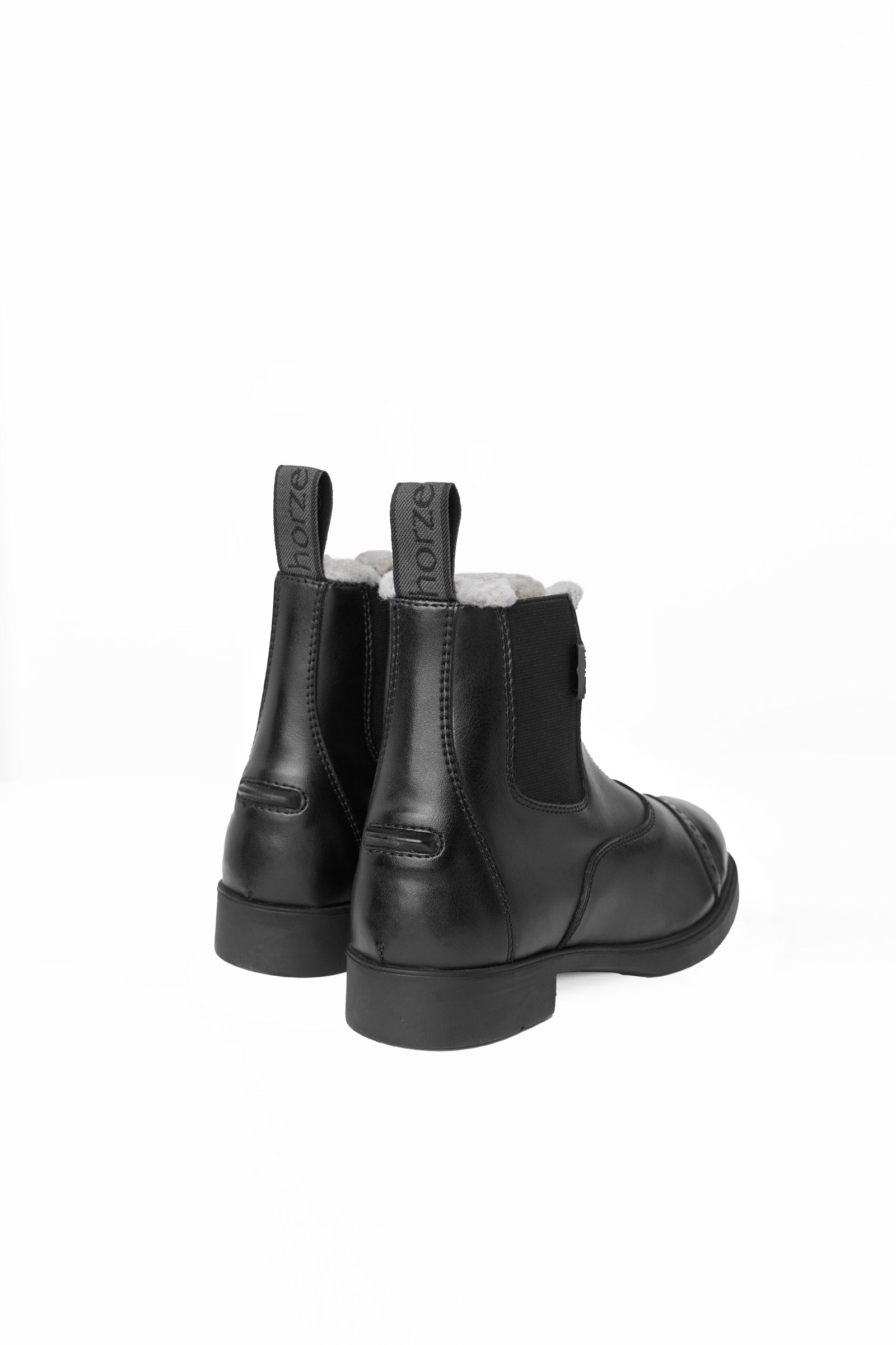 Horze Wexford Kids Front-Zip Jodhpur Winter Boots with Faux Fur Riding Boots & Riding Shoes
