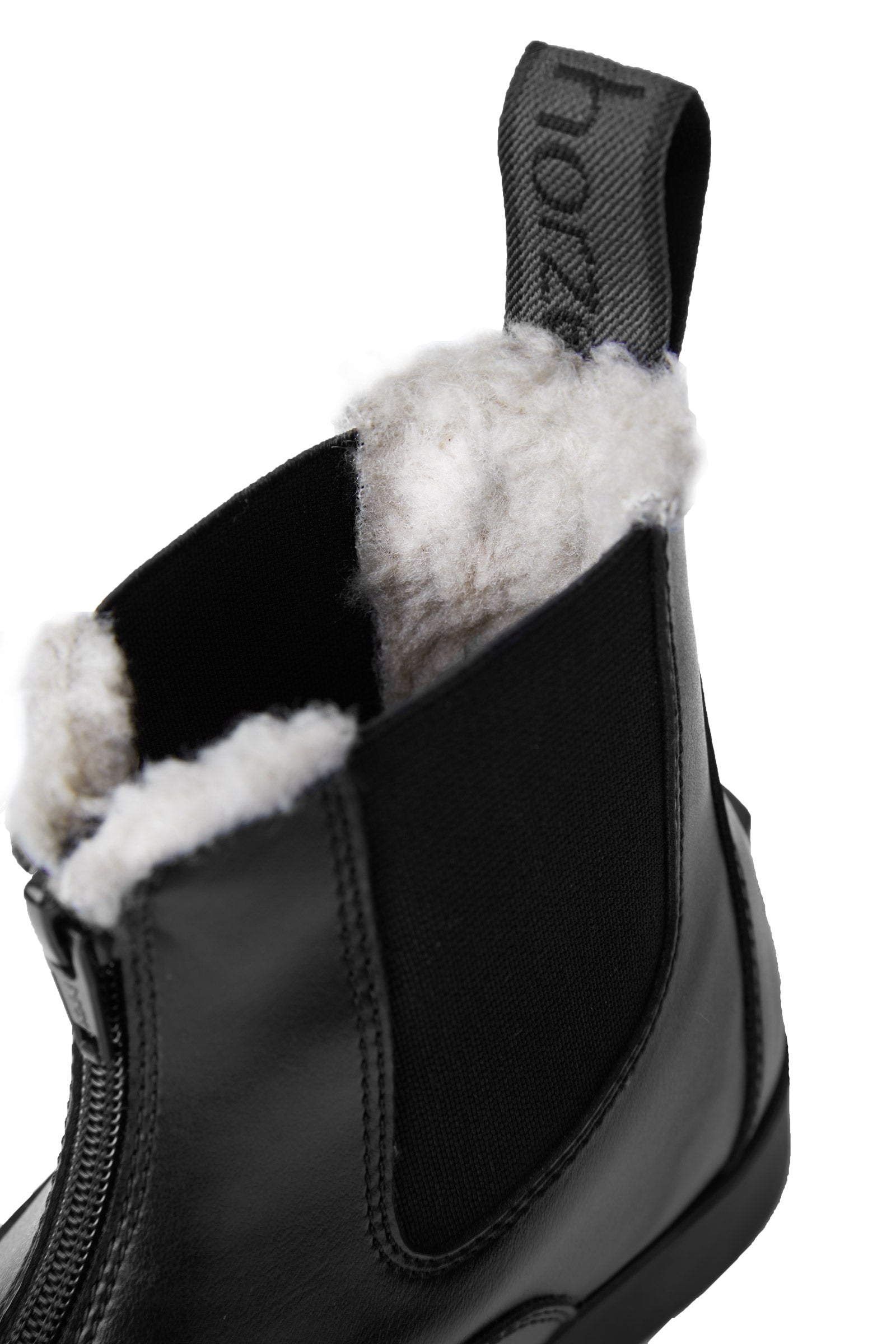 Horze Wexford Kids Front-Zip Jodhpur Winter Boots with Faux Fur Riding Boots & Riding Shoes