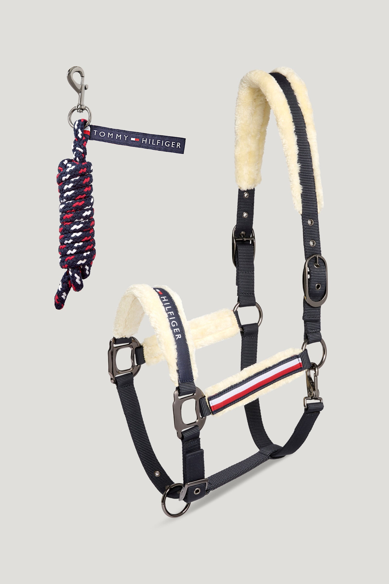 Tommy Hilfiger Equestrian Yale set cavezza in ecopelliccia e lunghina Cavezze e guinsagli