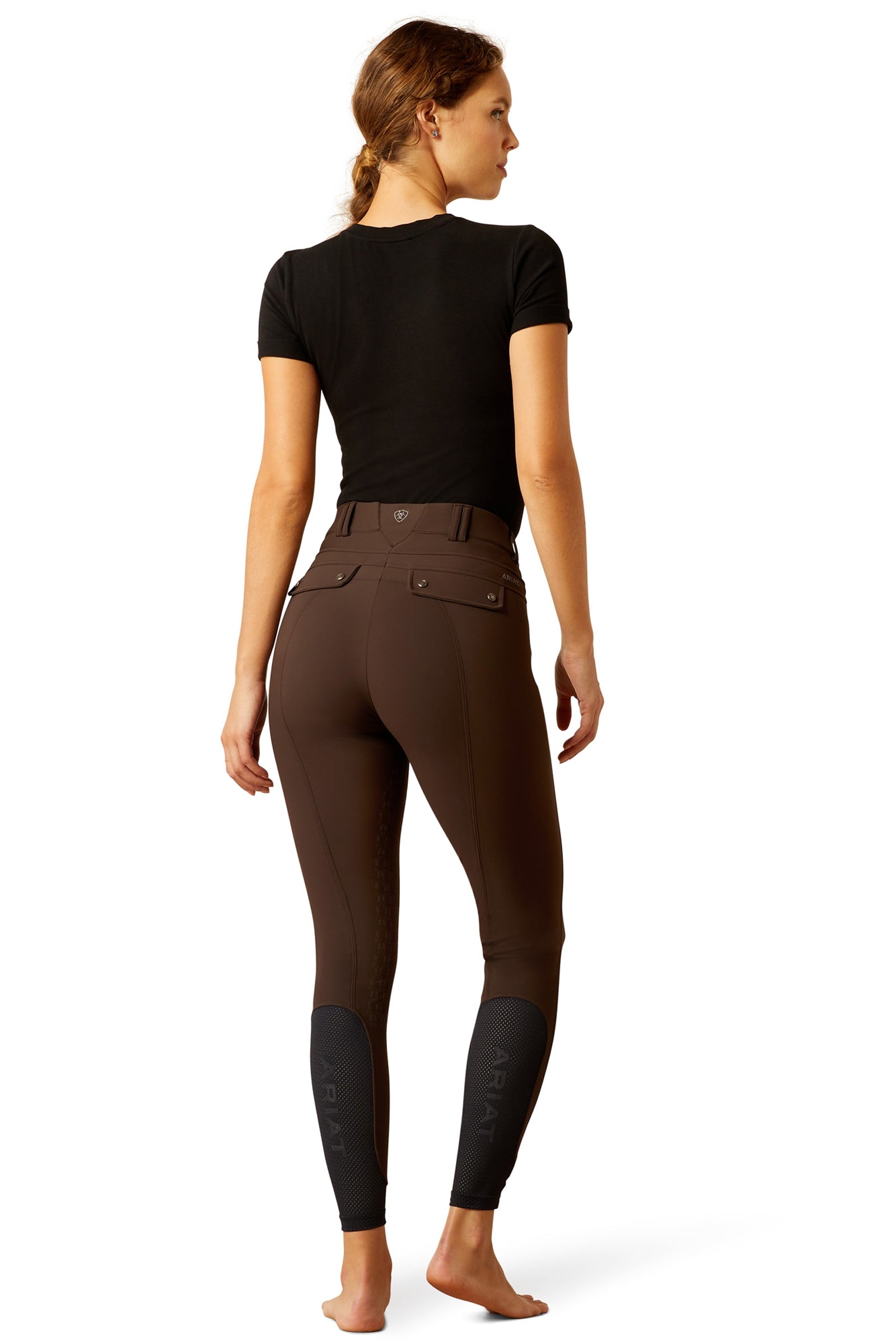 Ariat Tri Factor Vivacity Pantaloni da equitazione con patch al ginocchio Womens Breeches