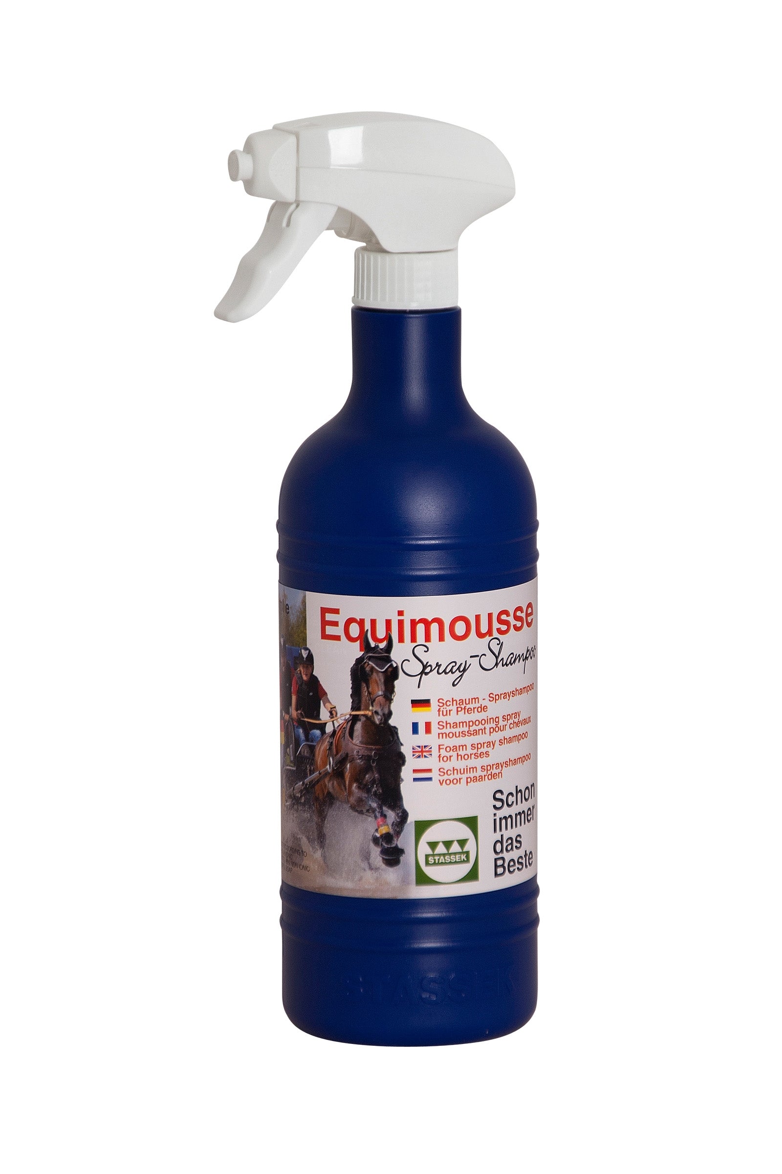 Stassek Equimousse schiuma spray shampoo, 750 ml Prodotti per la salute
