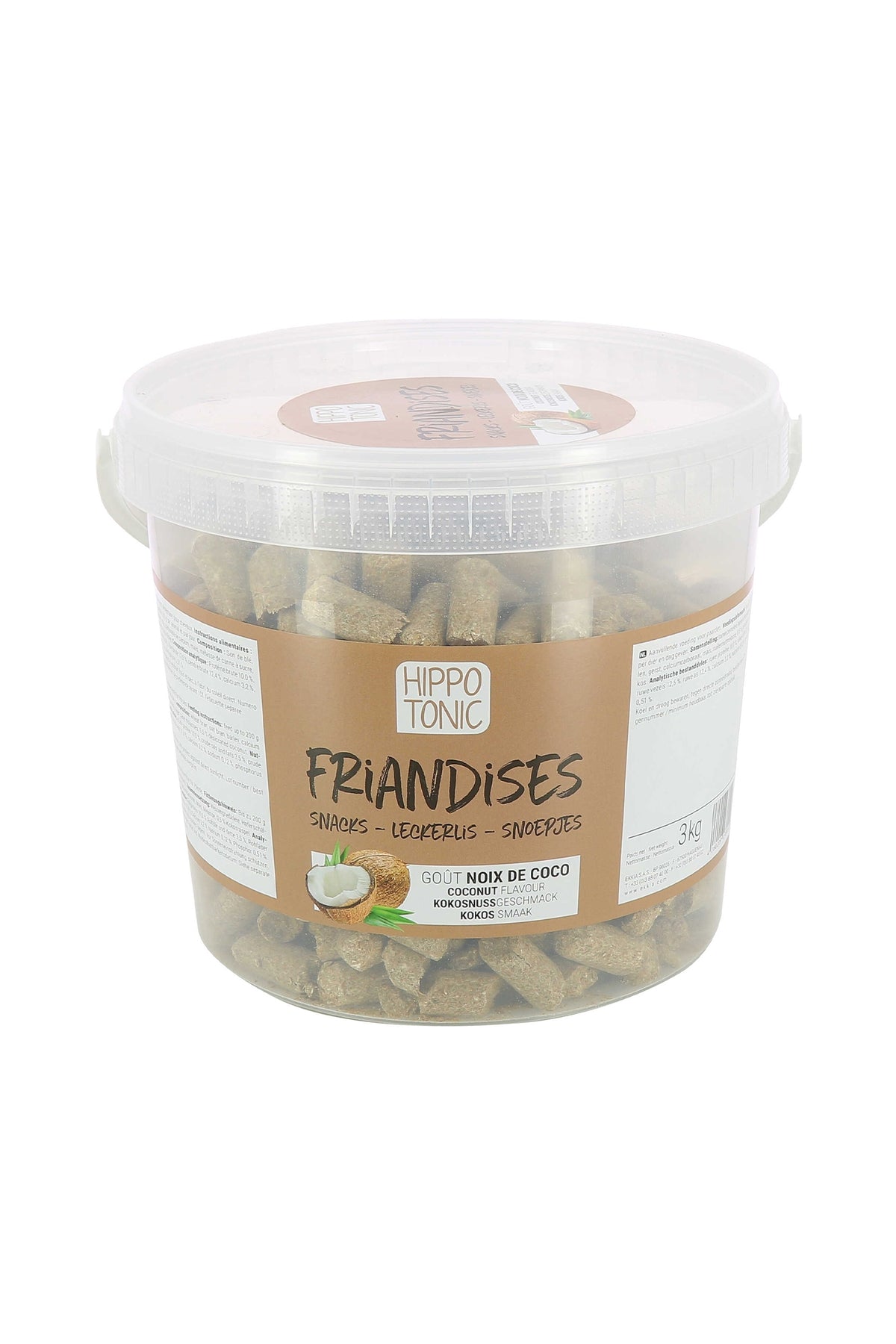 HIPPOTONIC Treats Coconut Flavor, 3 kg Horse Feed & Nutrition
