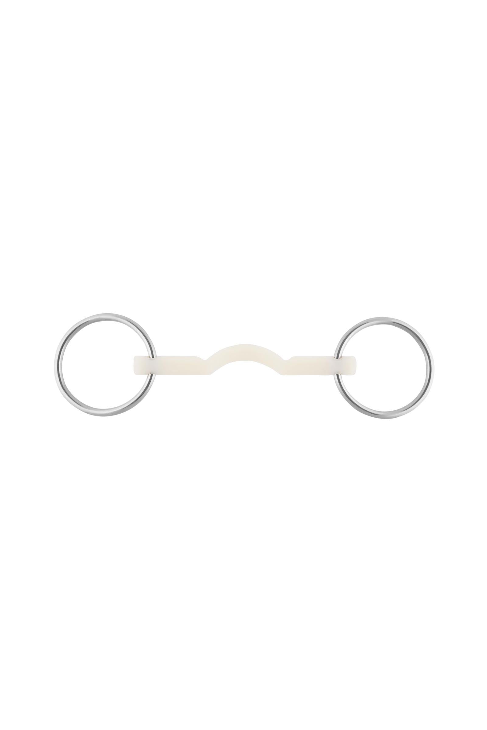 Sprenger Nathe morso a barra rigida dura, con passaggio lingua, 15 mm, termoplast Boccaglio
