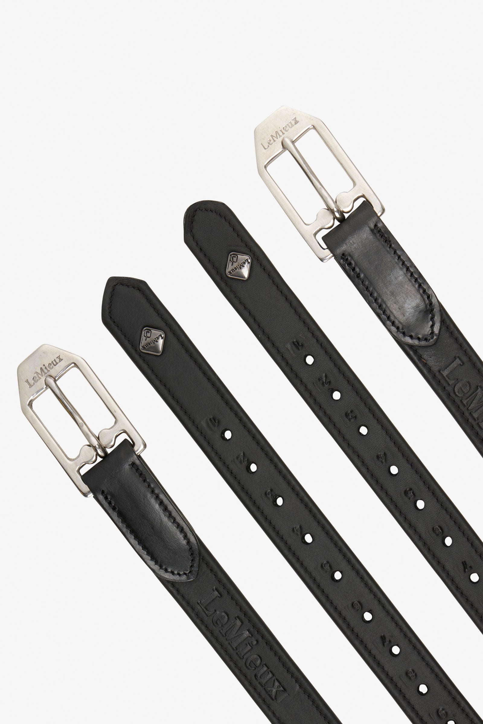 LeMieux Pelli Per Staffe Per Bambini - Morbida Pelle Fresata Con Fibbia Acciaio Inox E Nucleo In Nylon