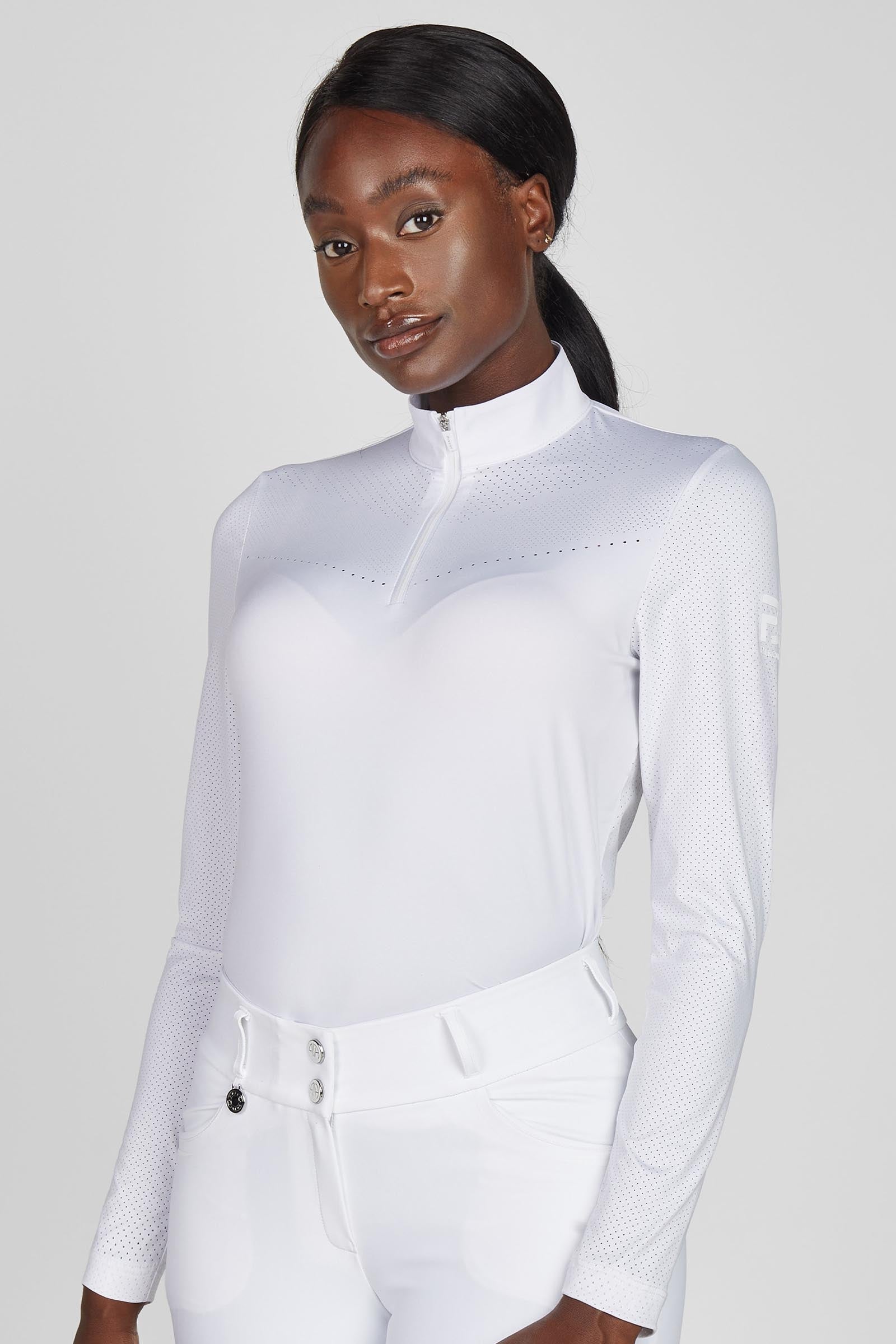 Pikeur maglia donna a maniche lunghe con taglio laser Abbigliamento da donna