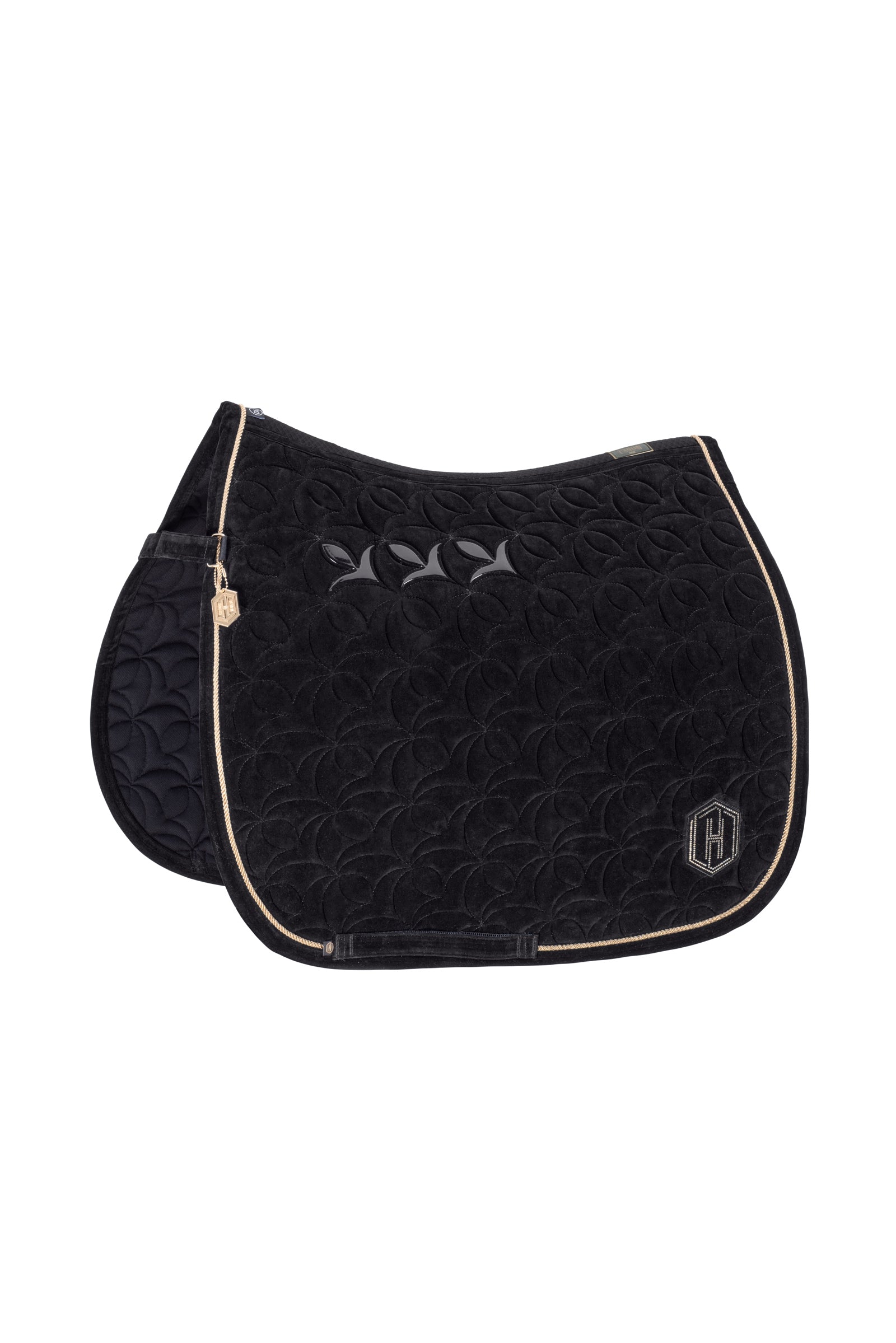 Eskadron Heritage AW24 Velour Emblem Sottosella da dressage Sottosella
