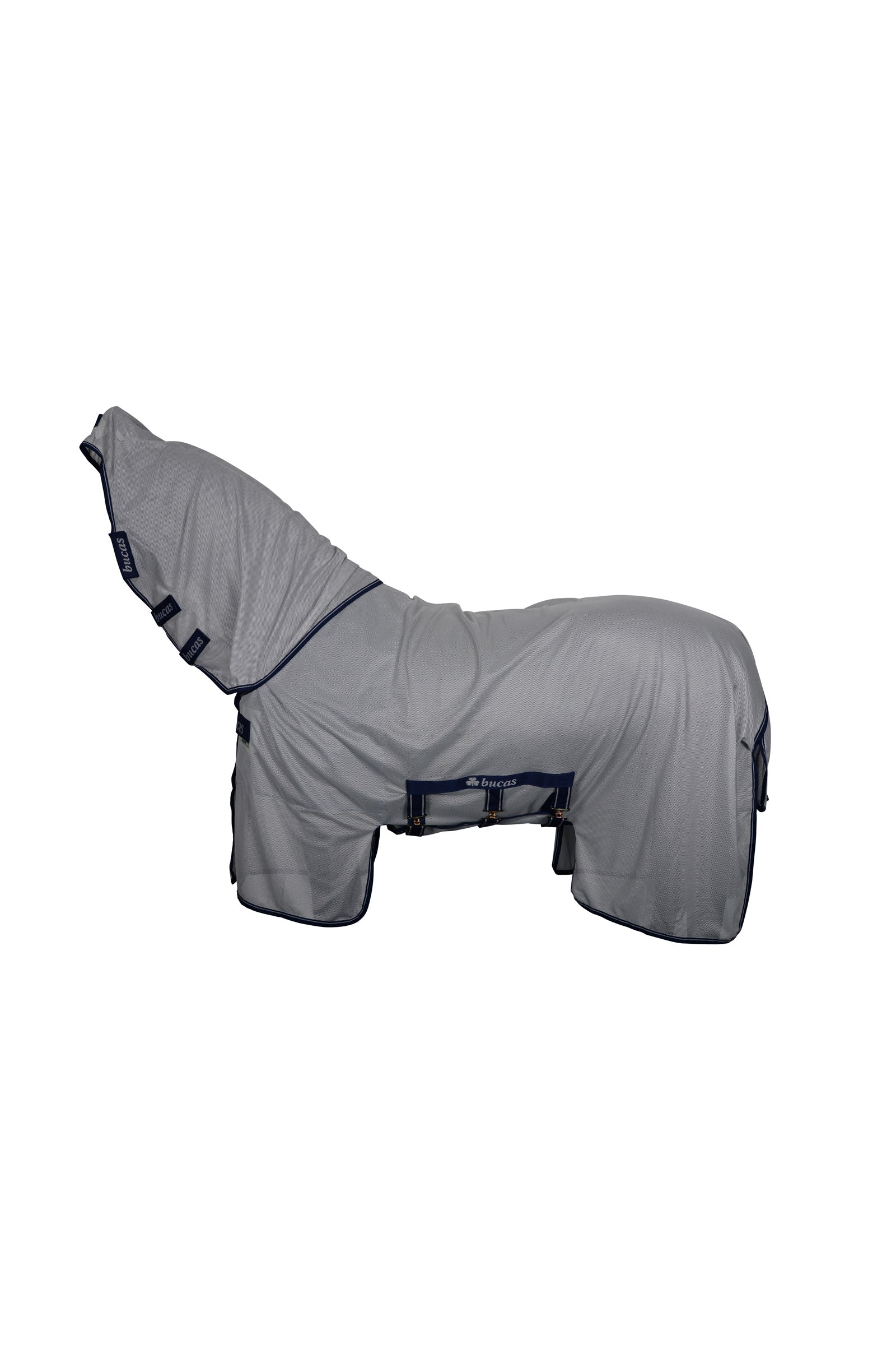 Bucas Buzz-Off X Big Neck coperta antimosche con colletto fisso Coperte per cavalli