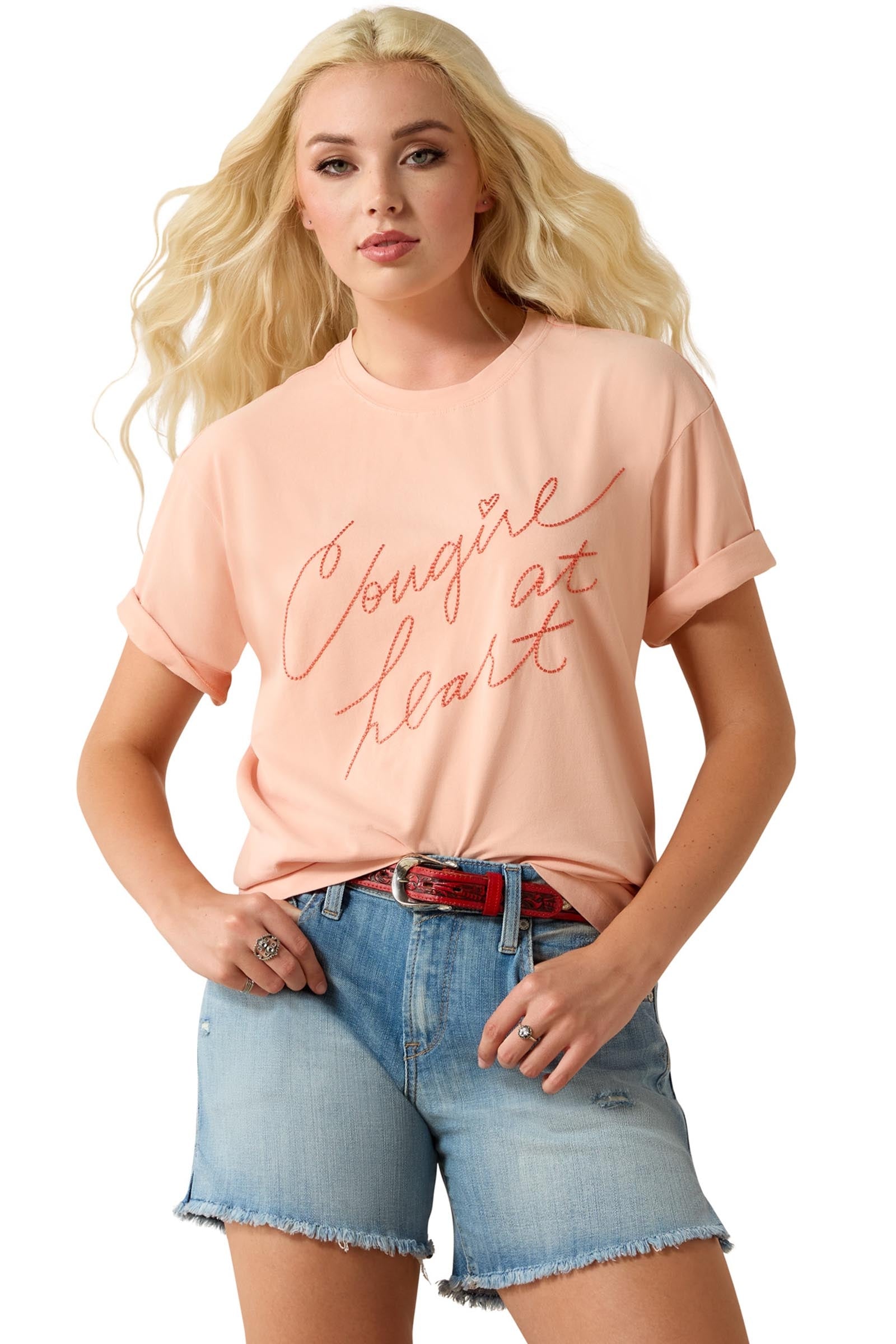 Ariat Women's Cowgirl at Heart T-Shirt Abbigliamento da donna