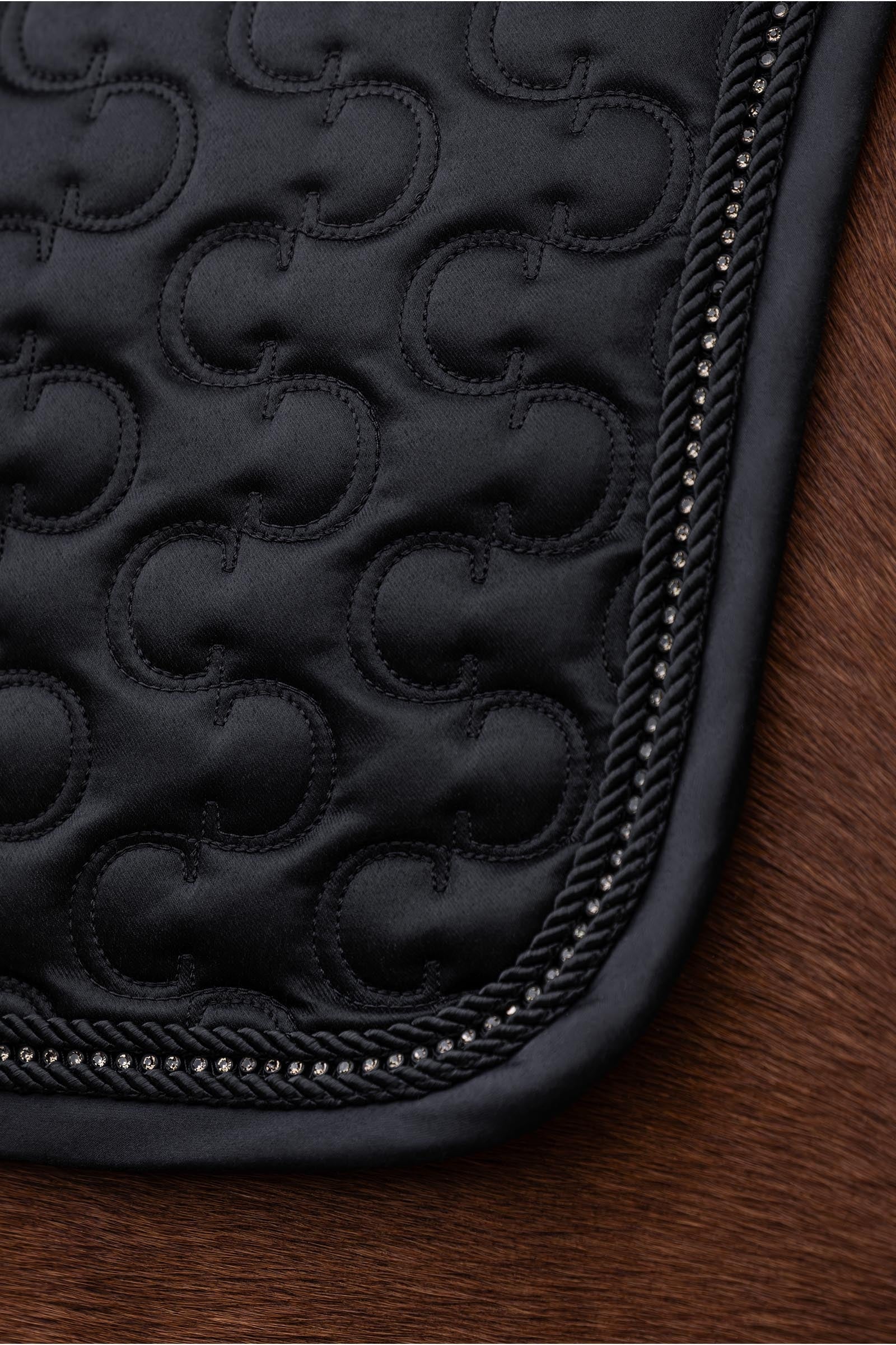 Covalliero Dressage Saddle Pad With Glitter Appliqués Saddle Pads