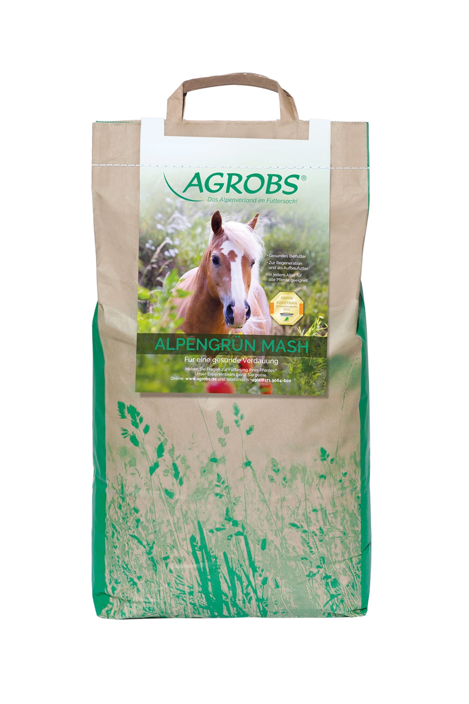 Agrobs Alpengrün Mash 5kg Confezione di ricarica Horse Feed & Nutrition