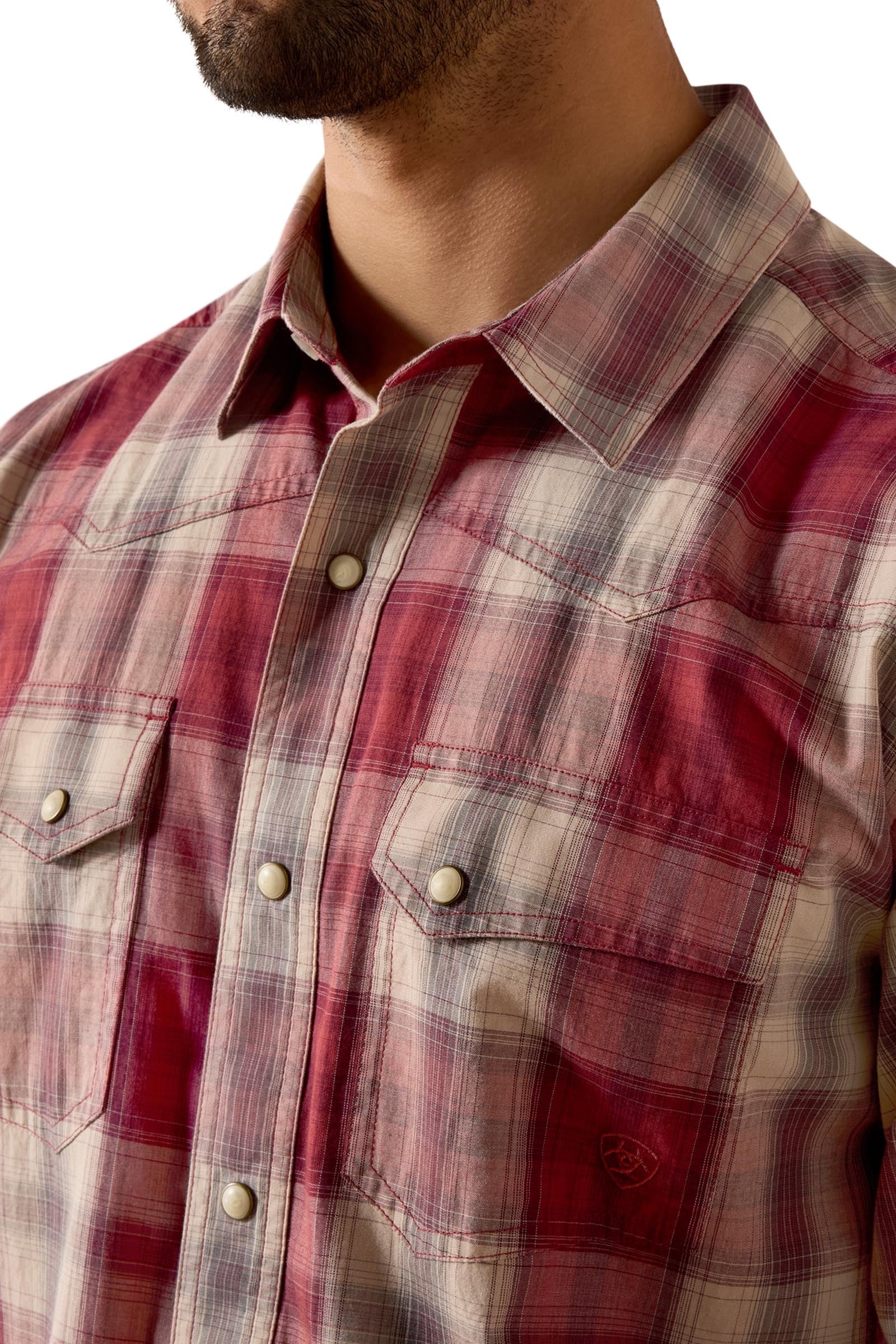 Ariat Men's Retro Hawthorne Fitted Snap Shirt Mens Riding Clothing